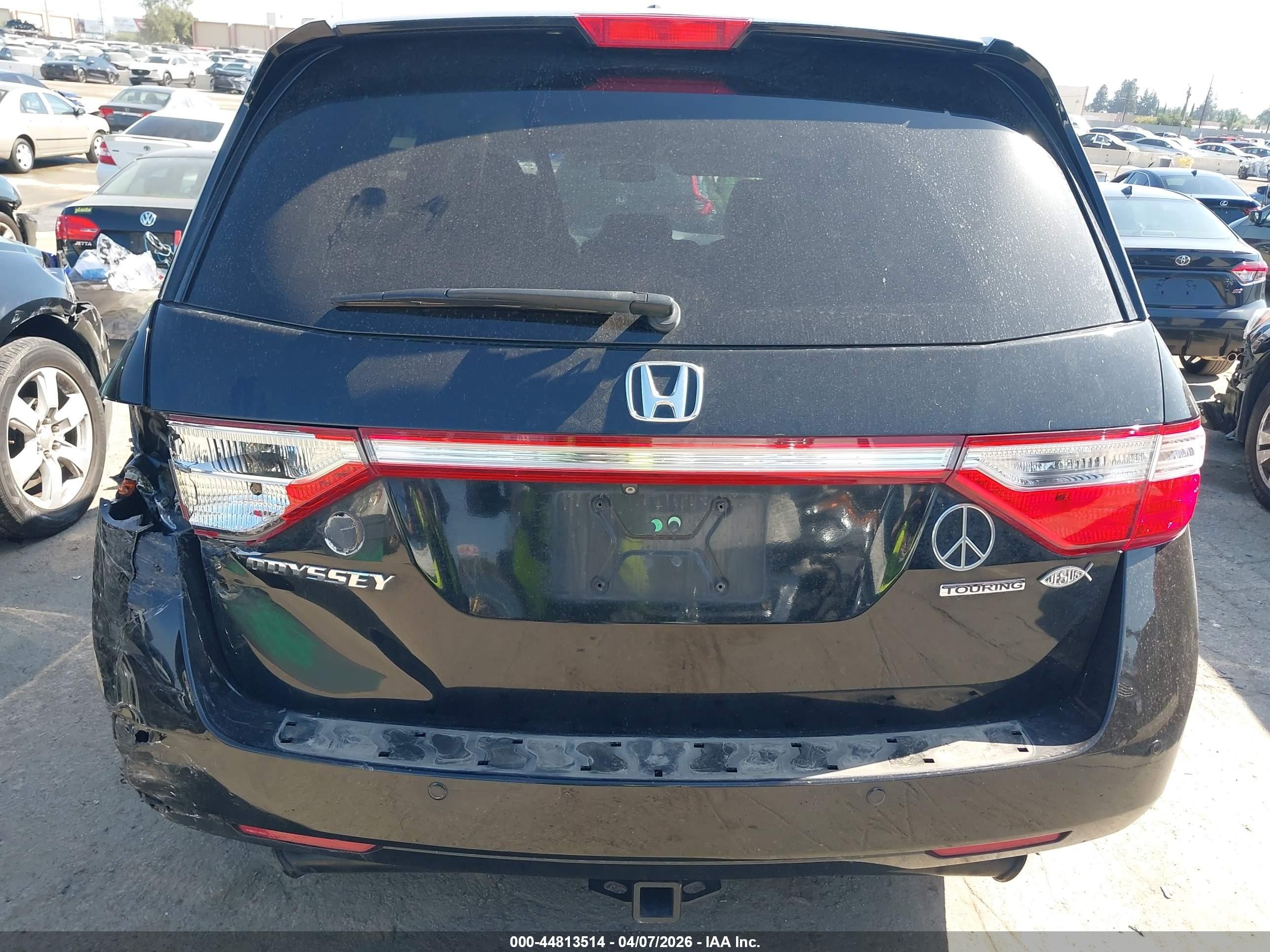 2011 Honda Odyssey Touring/touring Elite Black vin: 5FNRL5H91BB091556