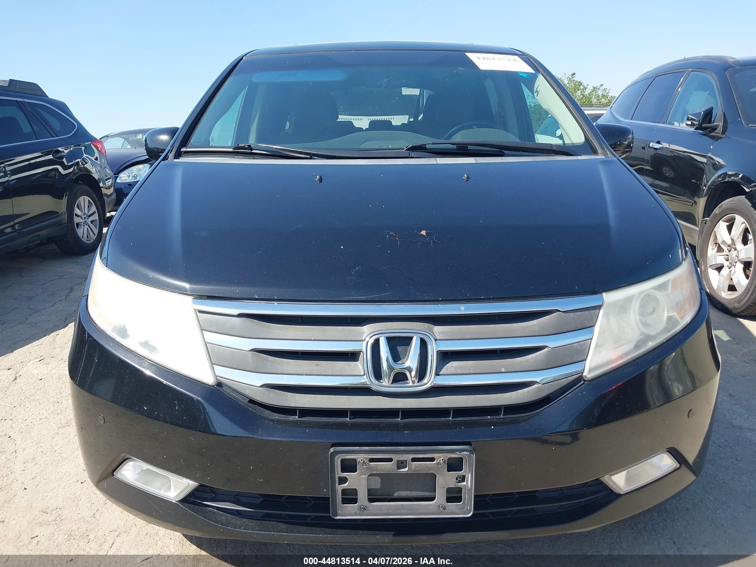 2011 Honda Odyssey Touring/touring Elite Black vin: 5FNRL5H91BB091556