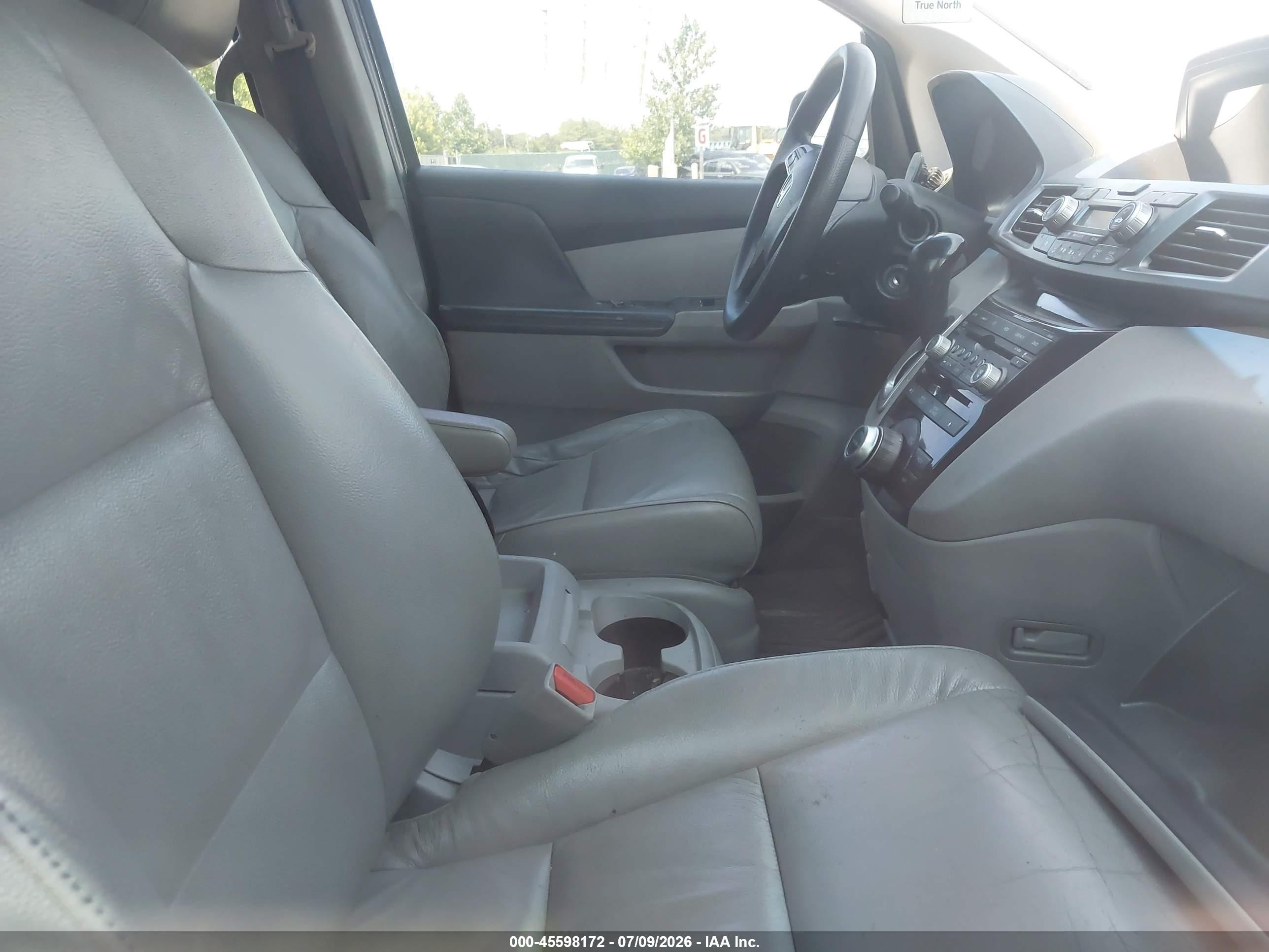 2012 Honda Odyssey Touring/touring Elite Gray vin: 5FNRL5H91CB026546