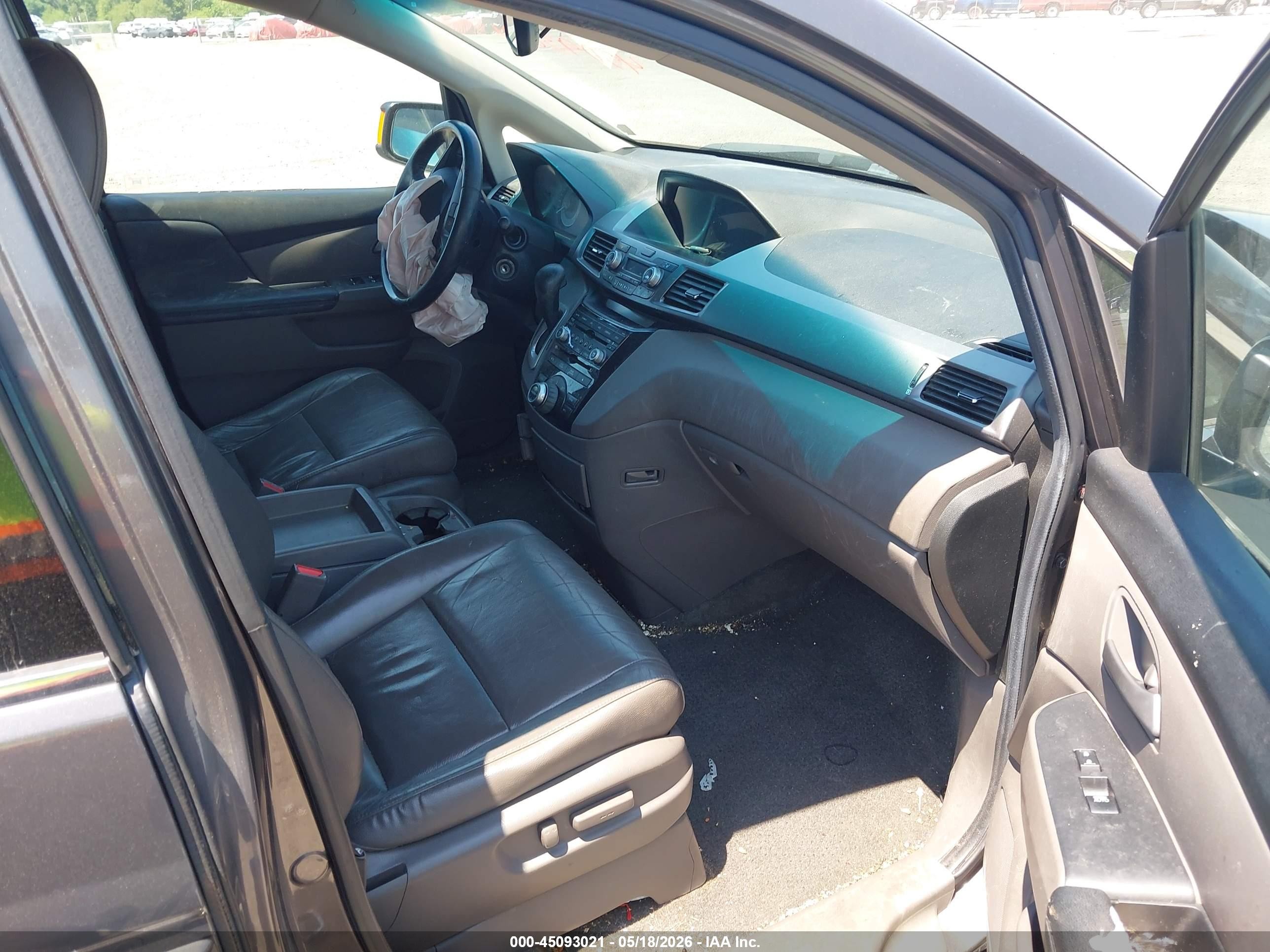 2012 Honda Odyssey Touring/touring Elite Gray vin: 5FNRL5H91CB036252
