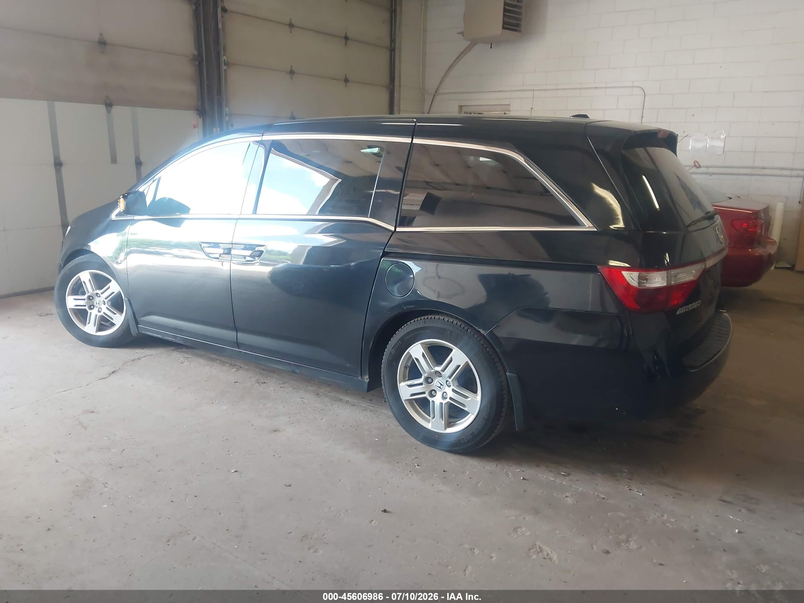 2012 Honda Odyssey Touring/touring Elite Blue vin: 5FNRL5H91CB065444