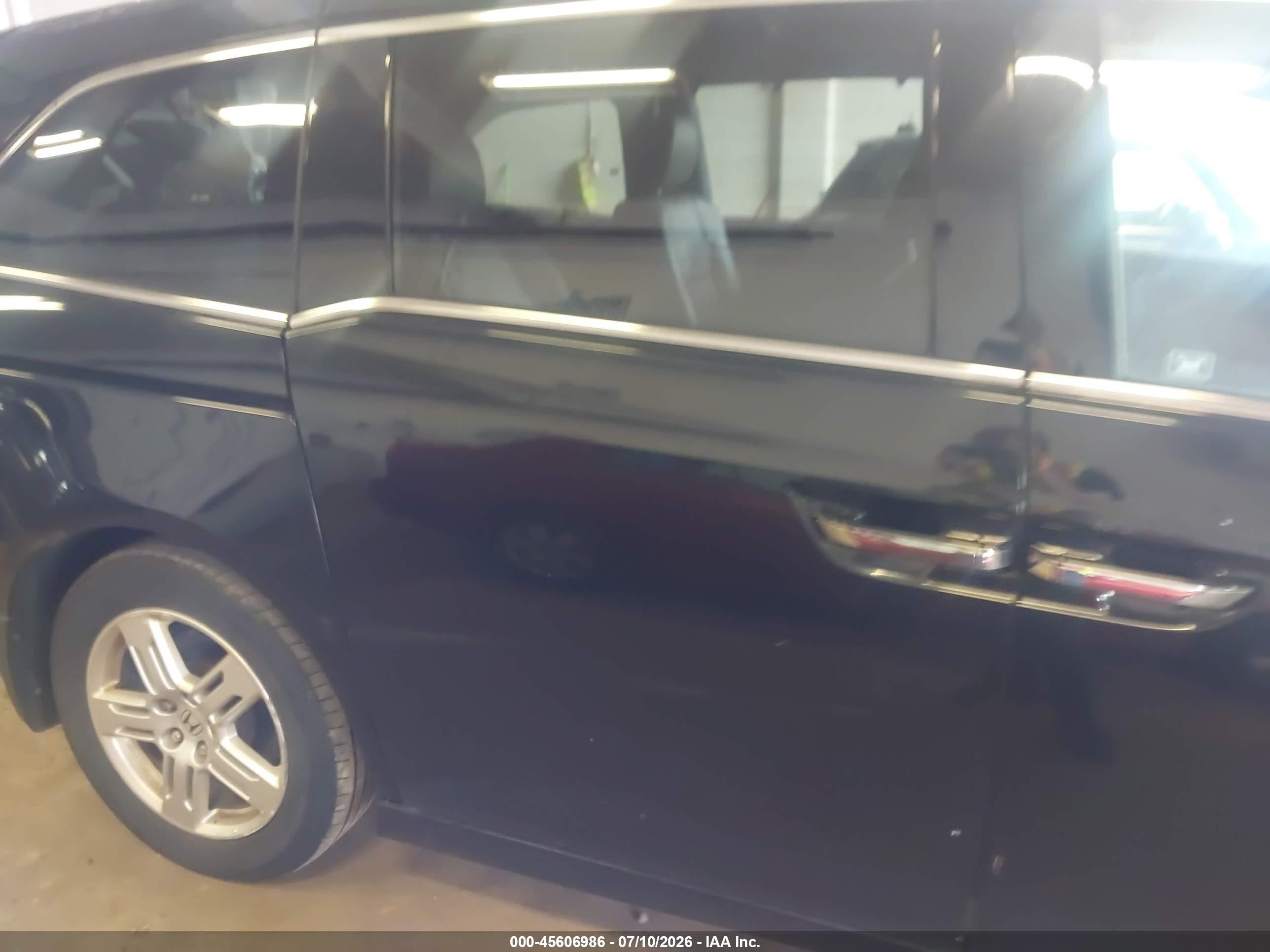 2012 Honda Odyssey Touring/touring Elite Blue vin: 5FNRL5H91CB065444