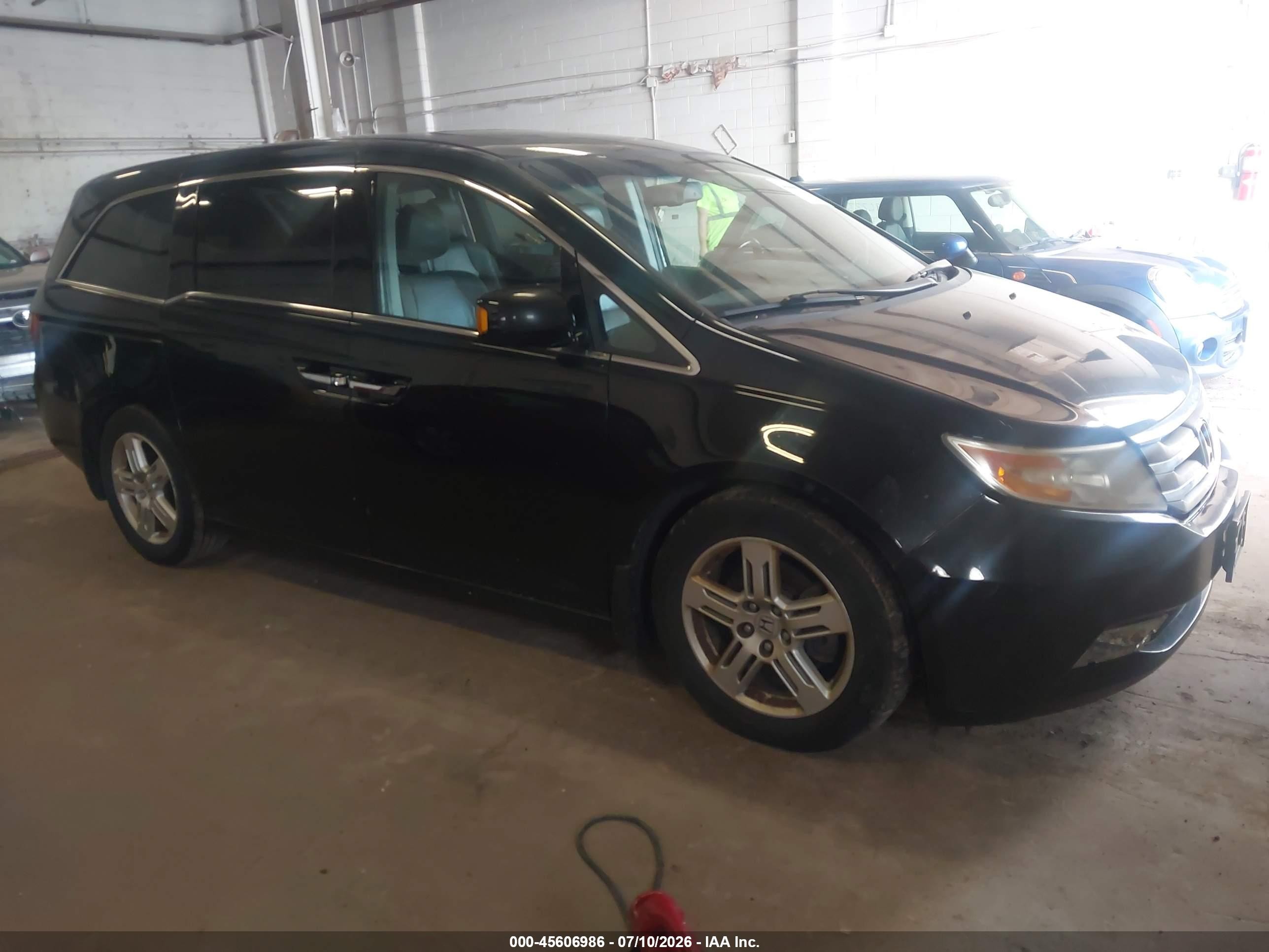 2012 Honda Odyssey Touring/touring Elite Blue vin: 5FNRL5H91CB065444