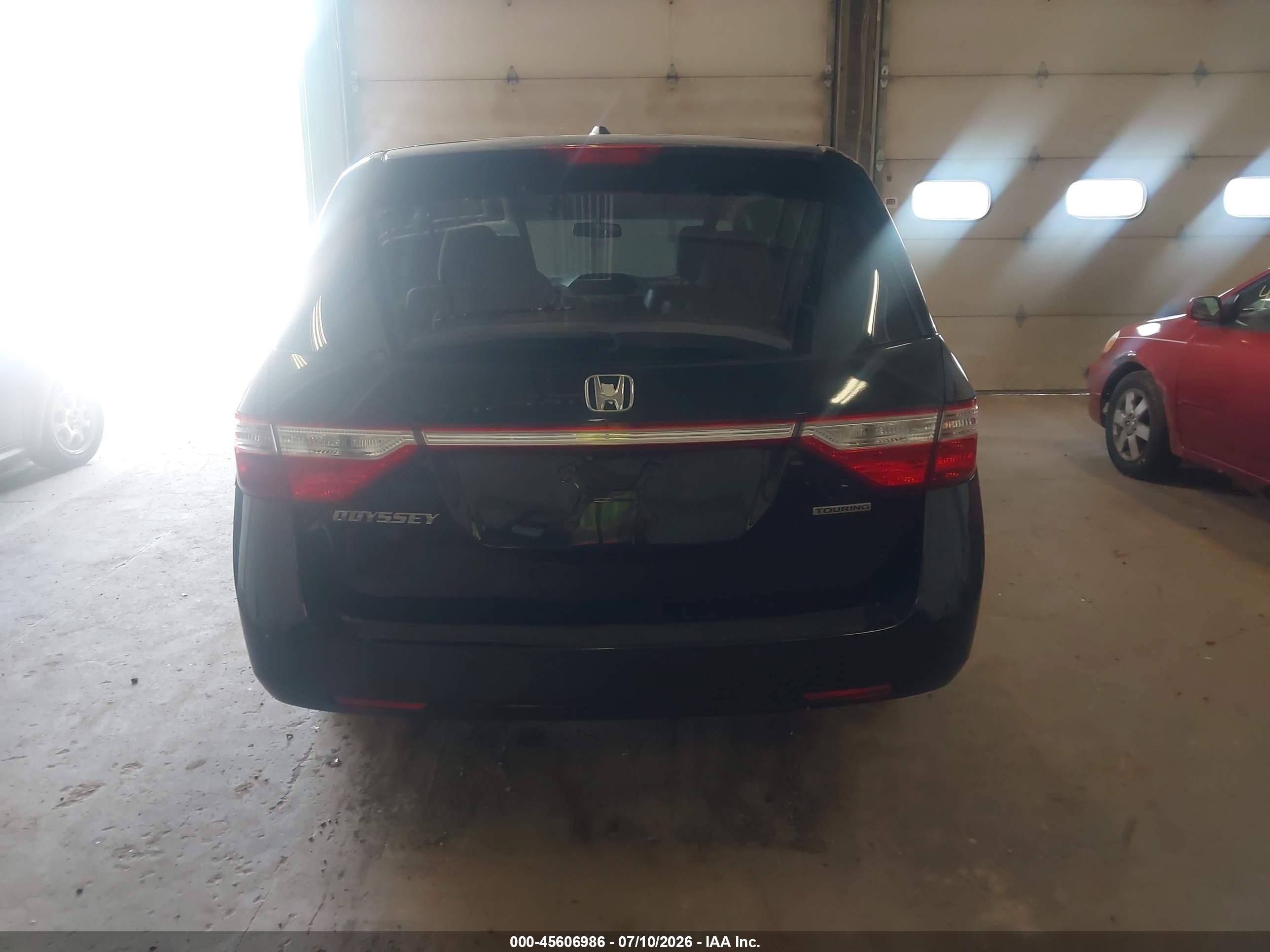 2012 Honda Odyssey Touring/touring Elite Blue vin: 5FNRL5H91CB065444