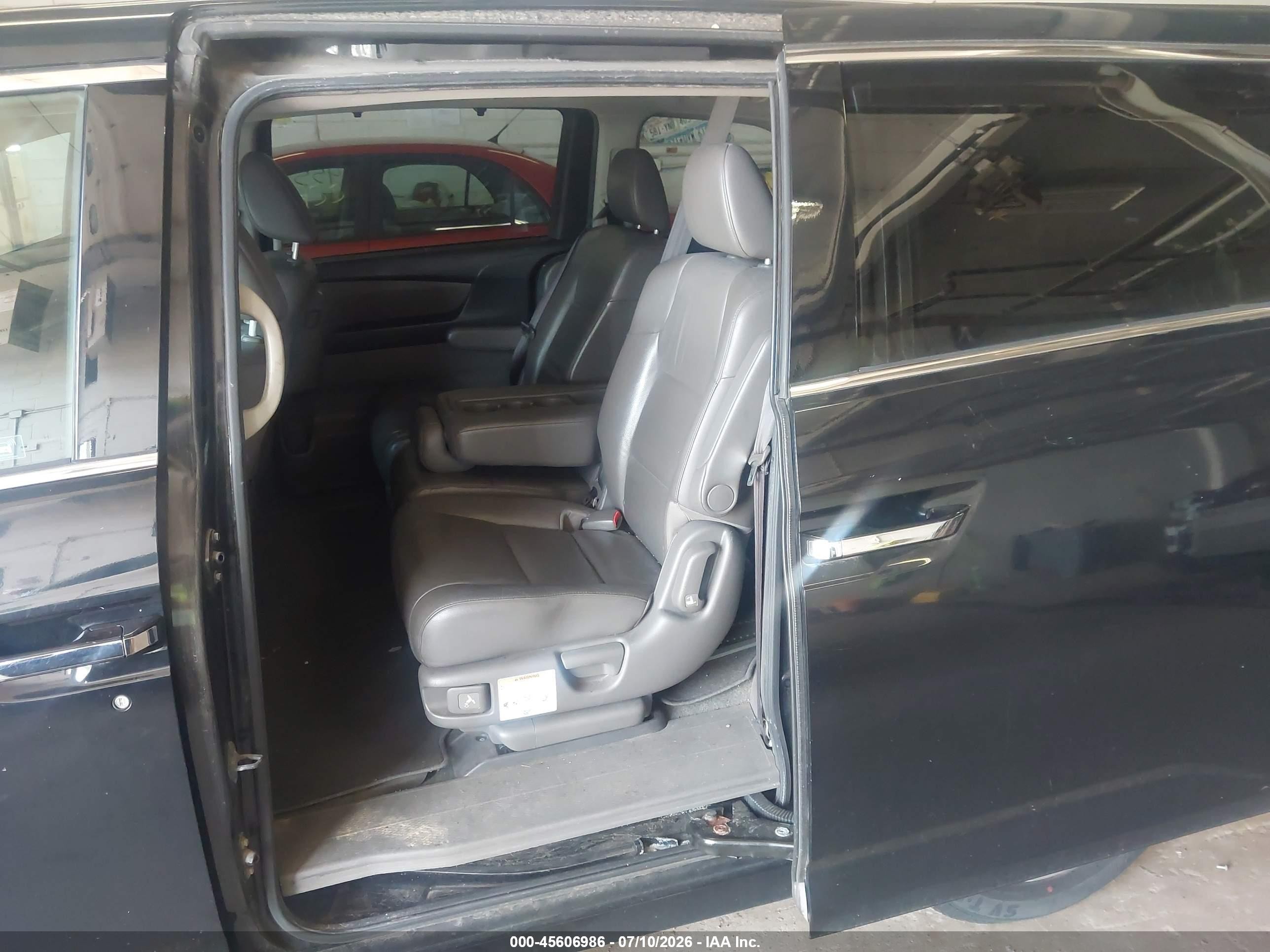 2012 Honda Odyssey Touring/touring Elite Blue vin: 5FNRL5H91CB065444