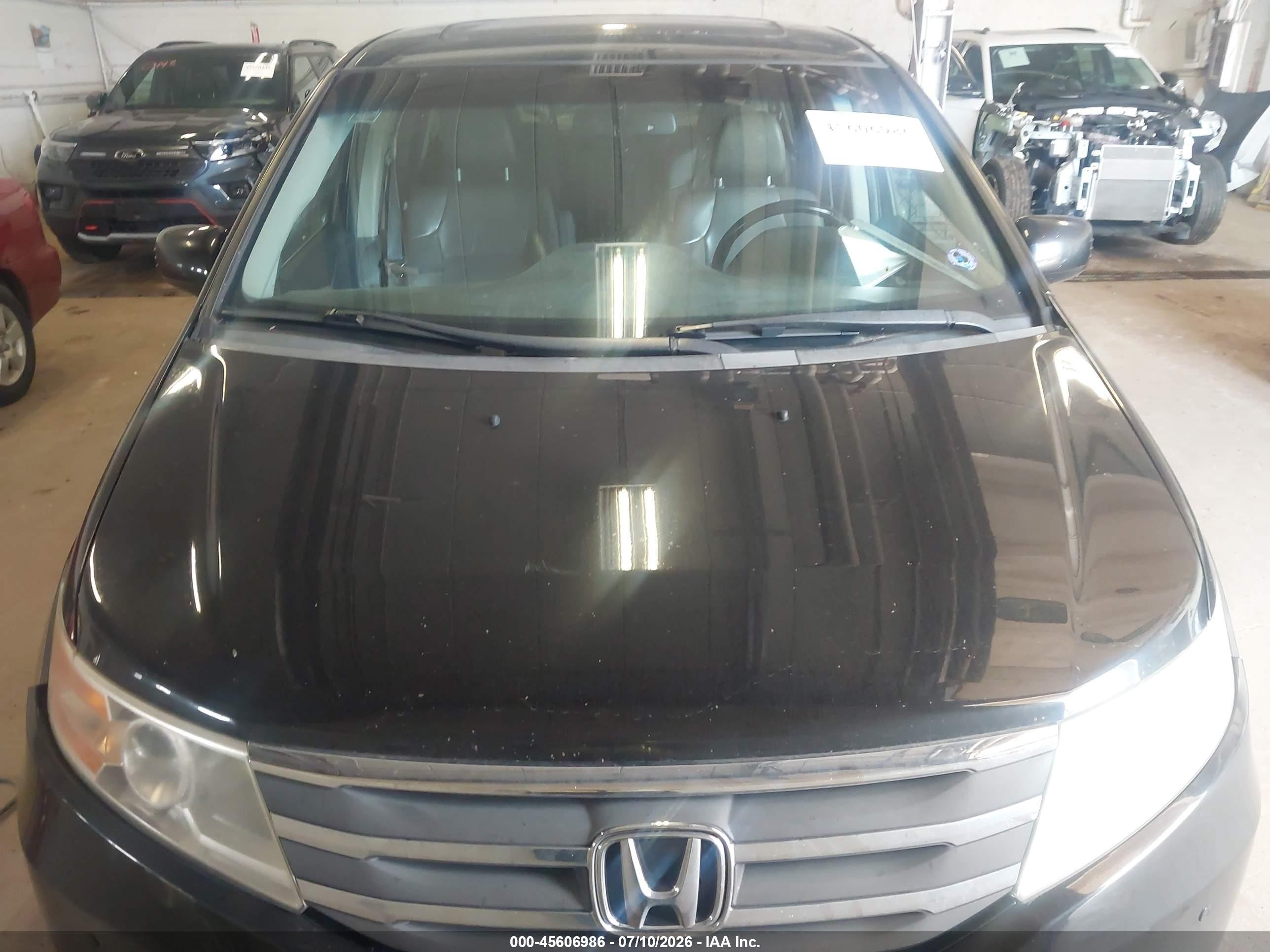 2012 Honda Odyssey Touring/touring Elite Blue vin: 5FNRL5H91CB065444