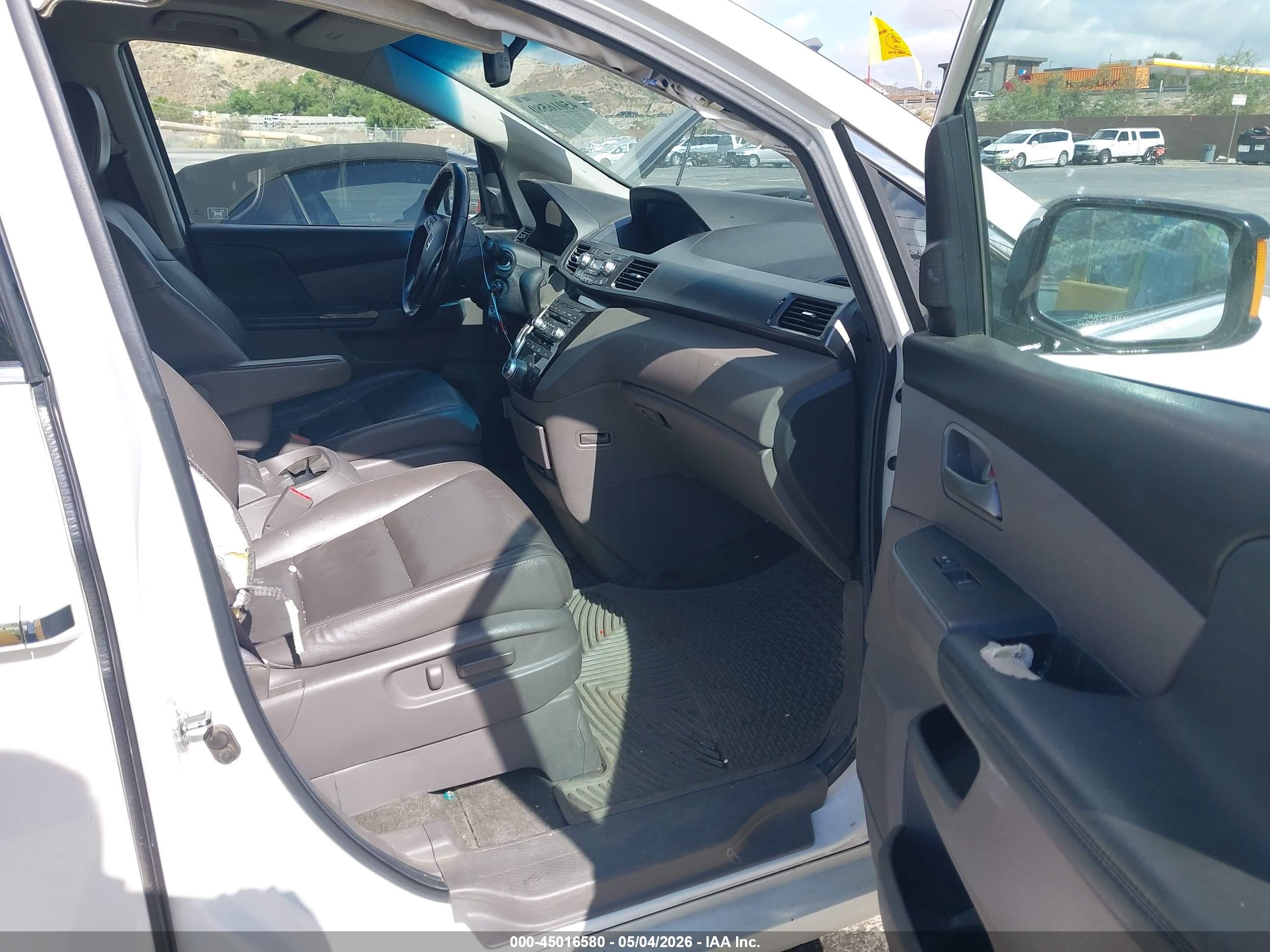 2012 Honda Odyssey Touring/touring Elite Белый vin: 5FNRL5H91CB079487