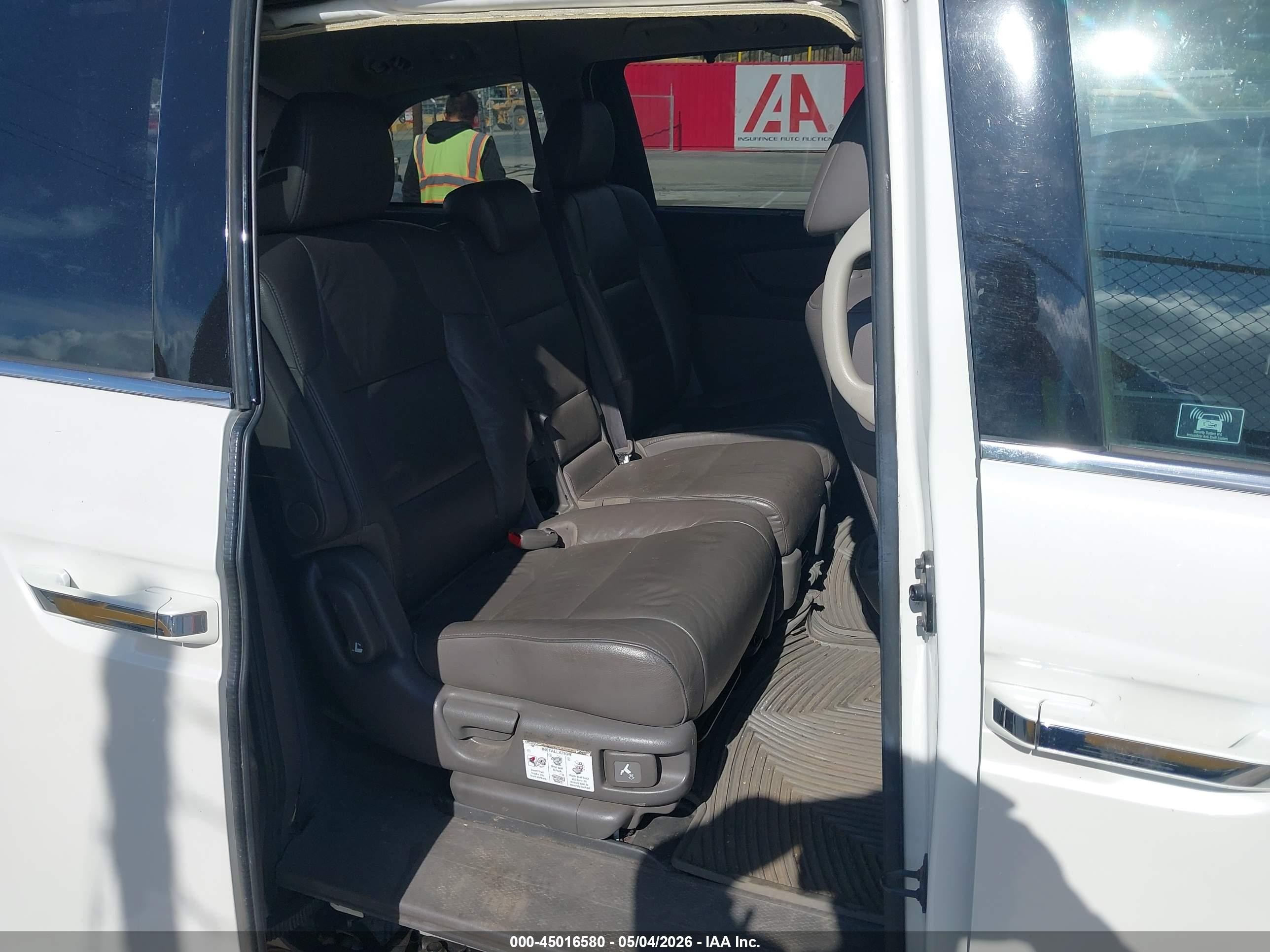 2012 Honda Odyssey Touring/touring Elite Белый vin: 5FNRL5H91CB079487