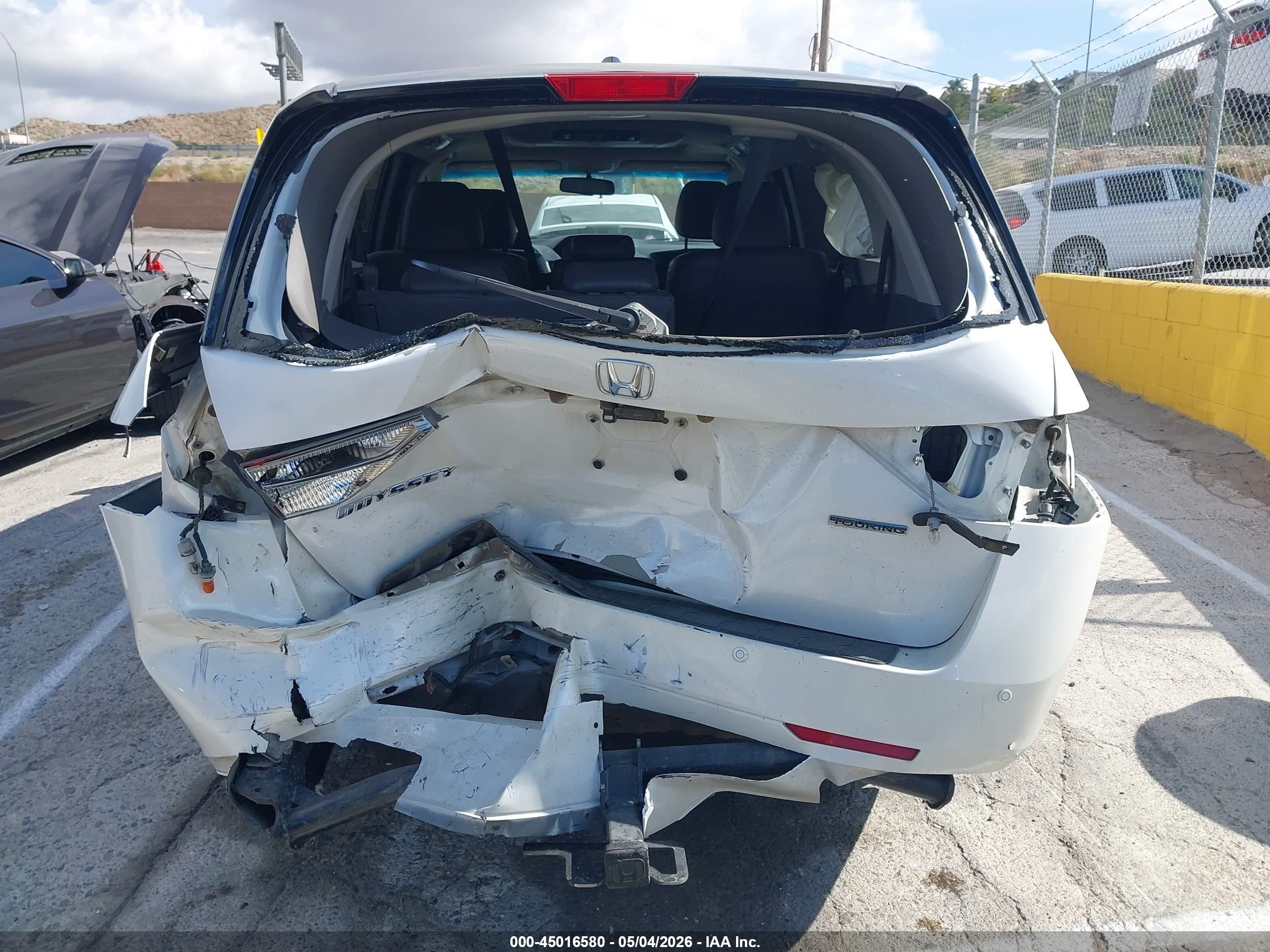 2012 Honda Odyssey Touring/touring Elite Белый vin: 5FNRL5H91CB079487