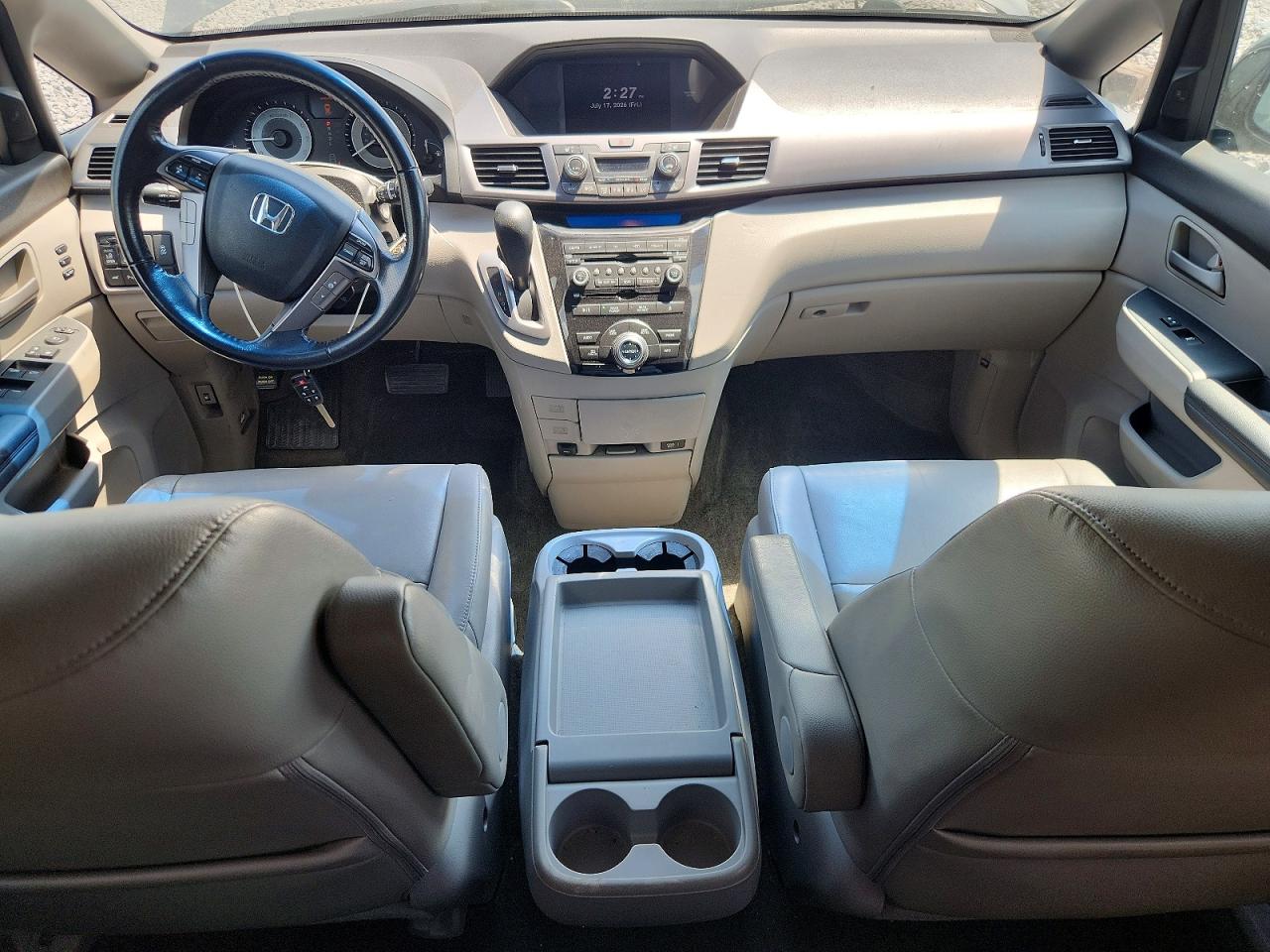 2012 Honda Odyssey Touring Gray vin: 5FNRL5H91CB085483