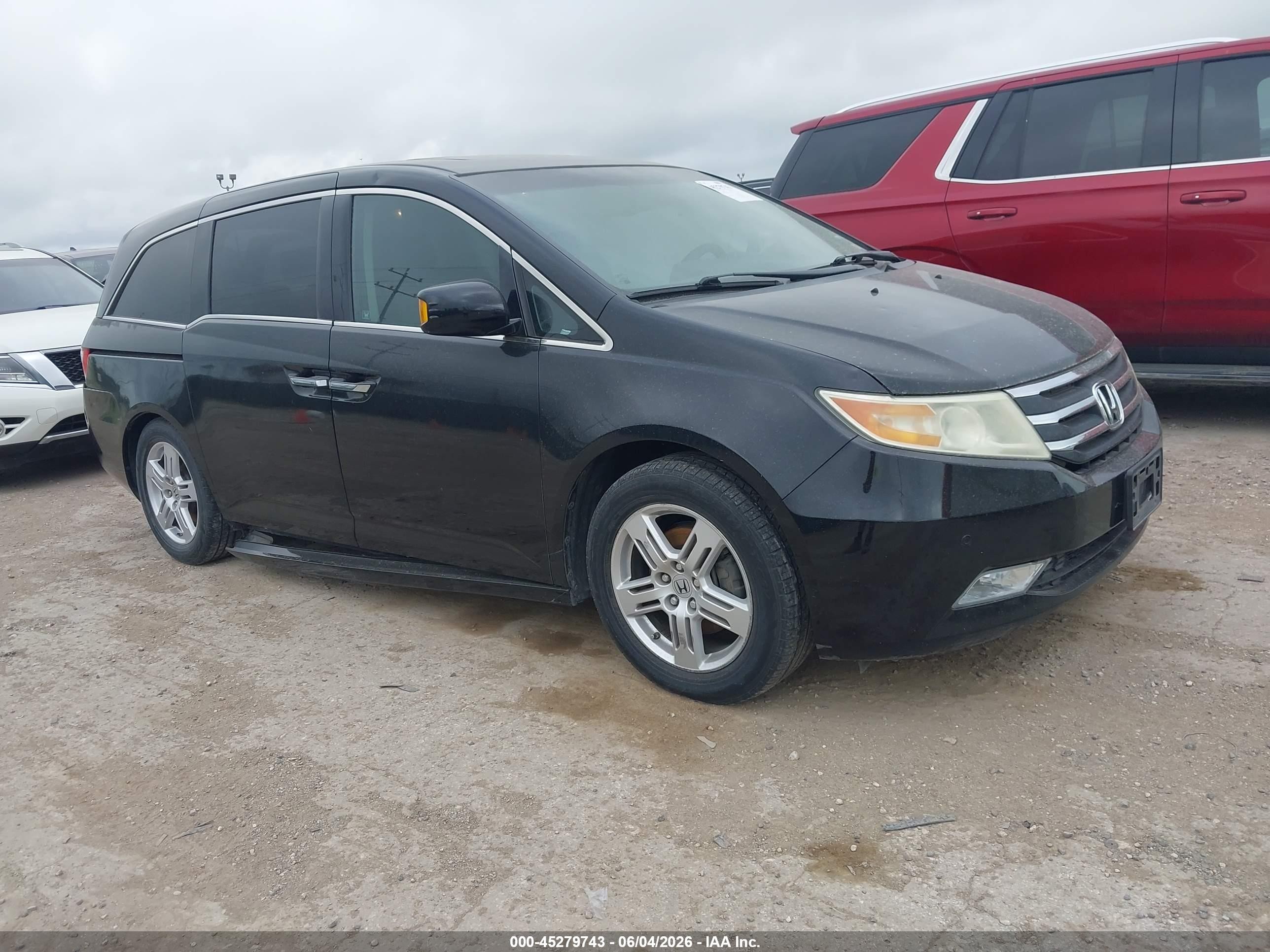 2012 Honda Odyssey Touring/touring Elite Черный vin: 5FNRL5H91CB127280