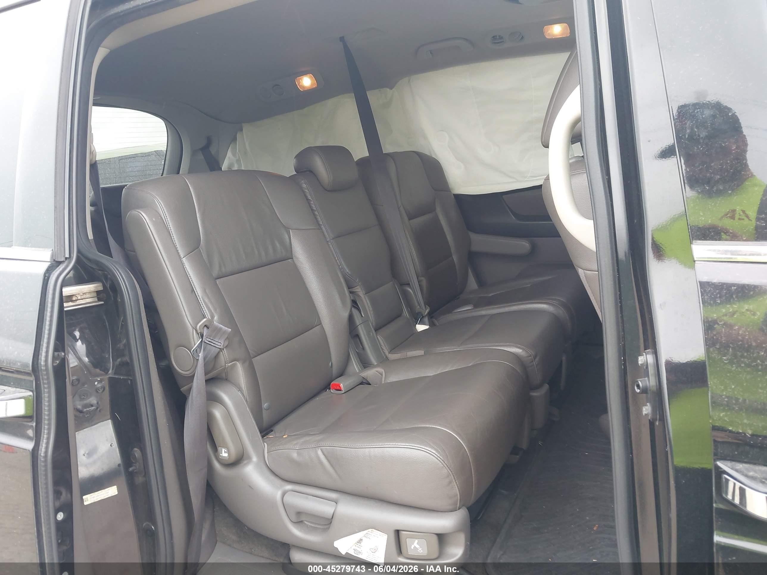 2012 Honda Odyssey Touring/touring Elite Черный vin: 5FNRL5H91CB127280