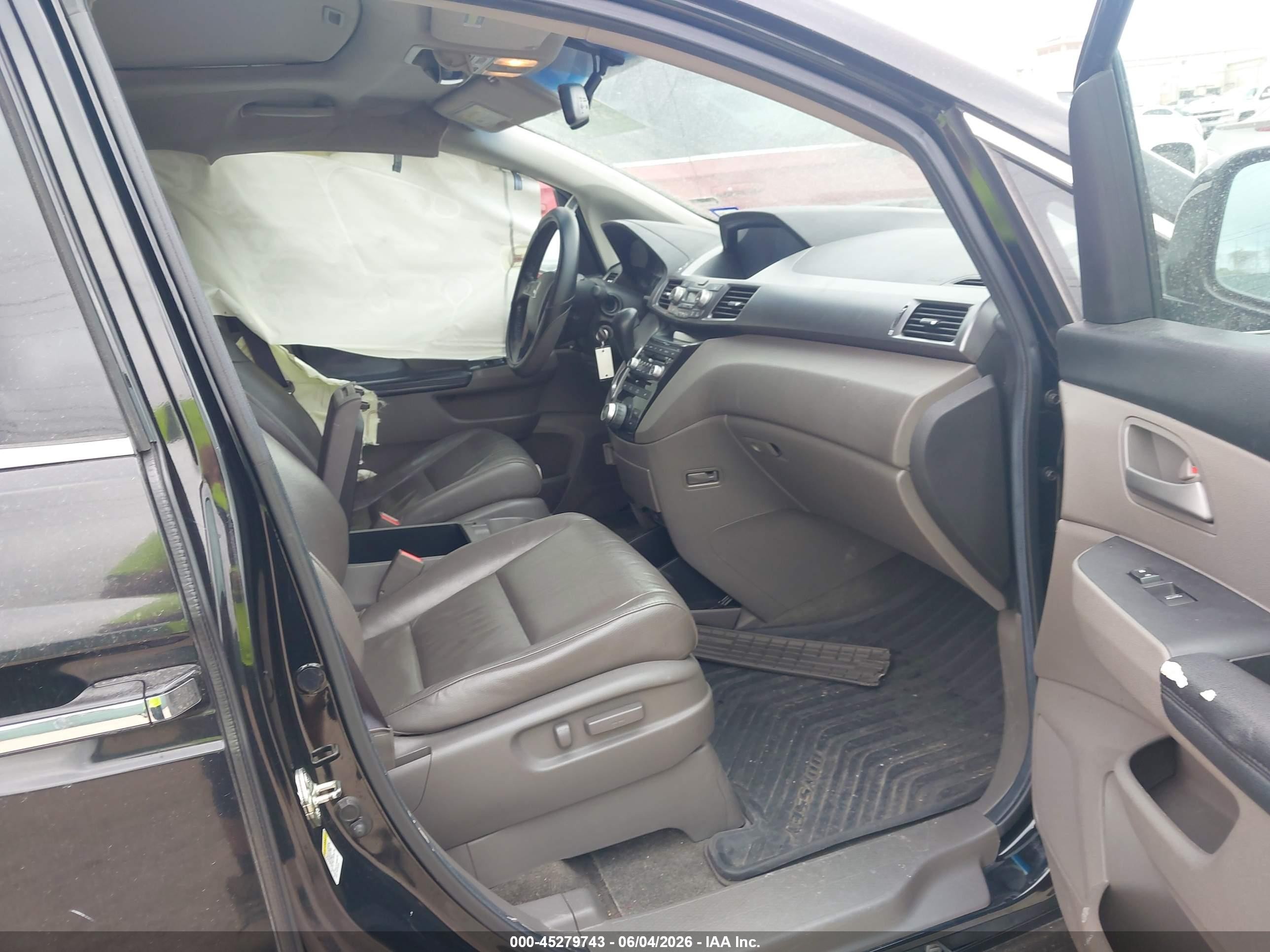 2012 Honda Odyssey Touring/touring Elite Черный vin: 5FNRL5H91CB127280