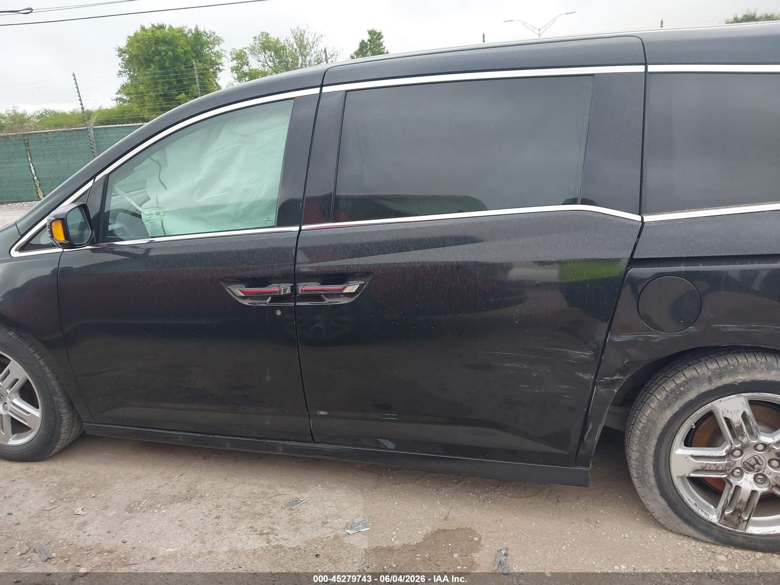 2012 Honda Odyssey Touring/touring Elite Черный vin: 5FNRL5H91CB127280