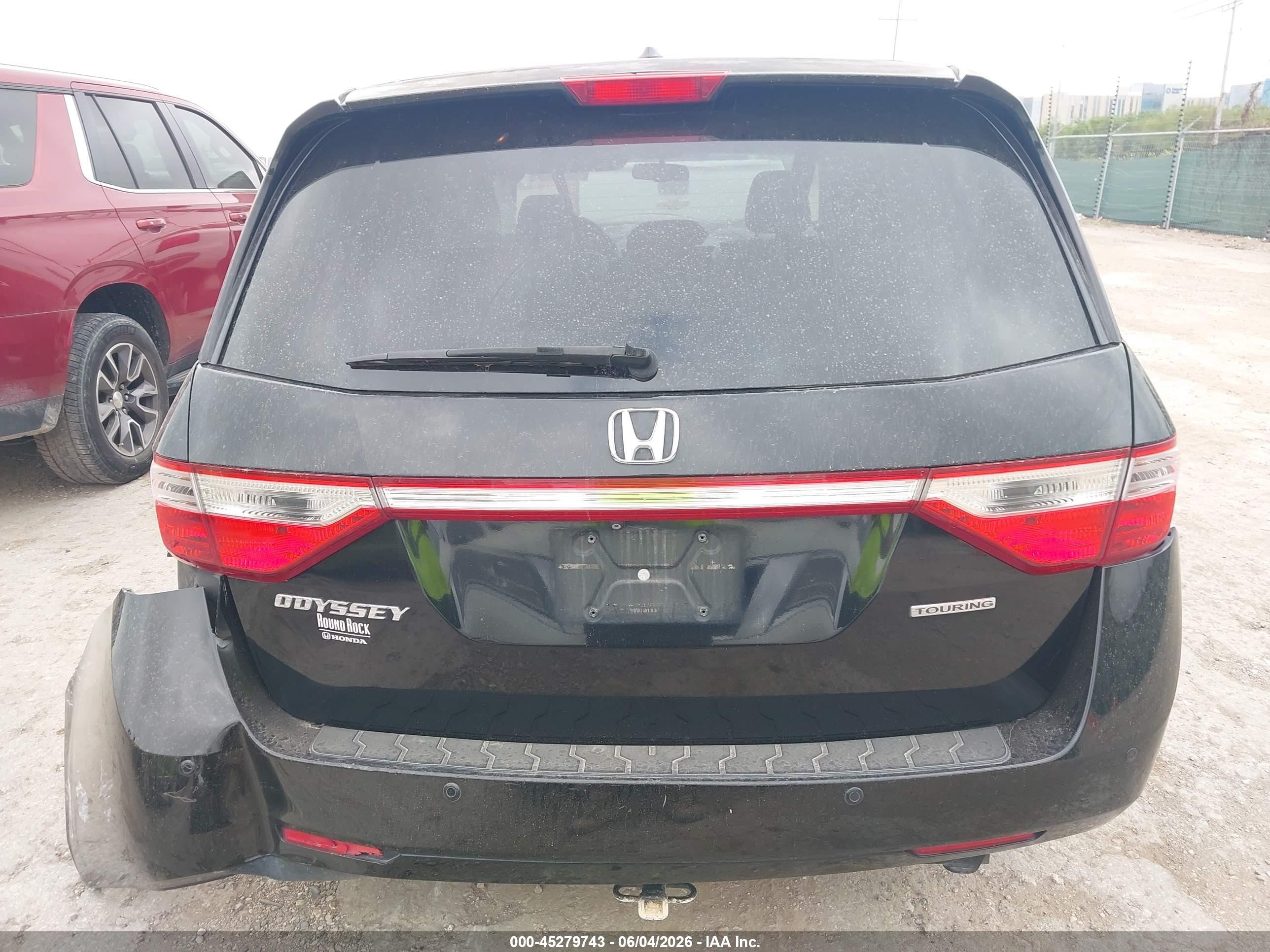 2012 Honda Odyssey Touring/touring Elite Черный vin: 5FNRL5H91CB127280