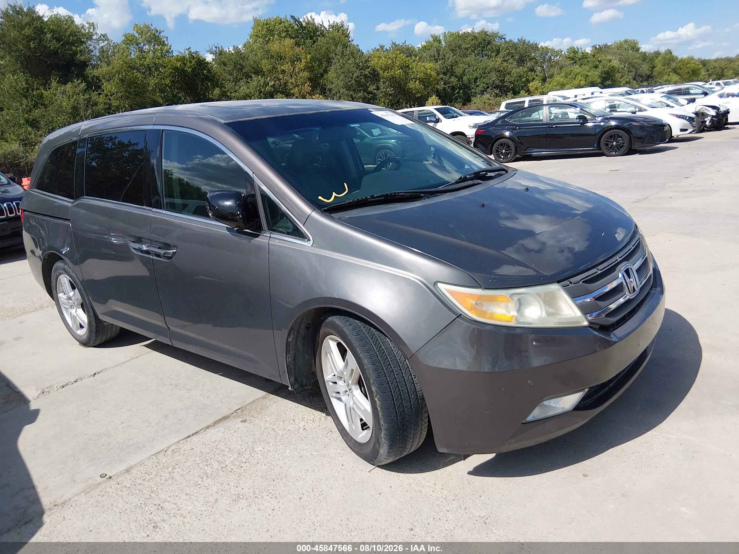 2013 Honda Odyssey Touring/touring Elite Brown vin: 5FNRL5H91DB003544