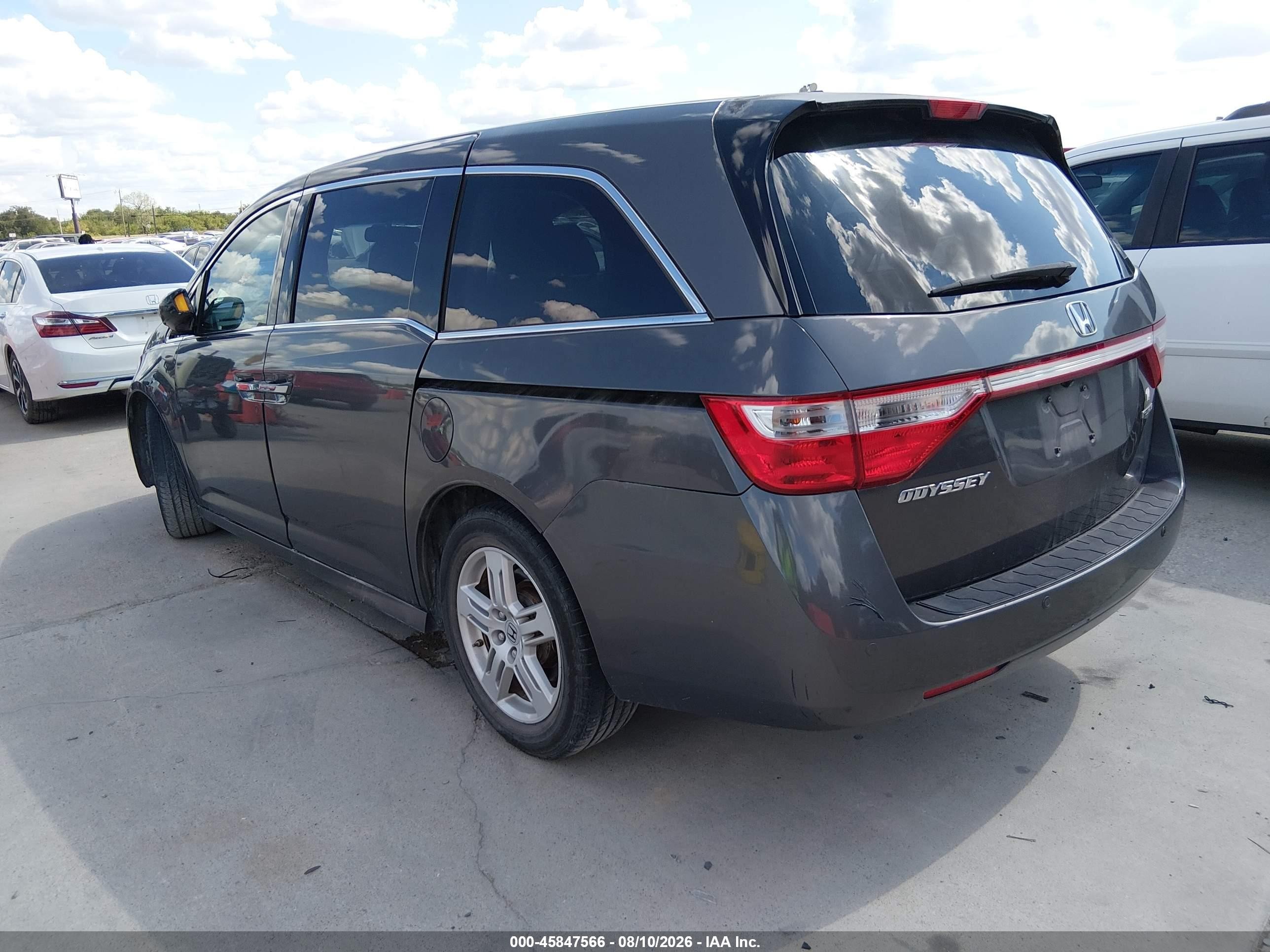 2013 Honda Odyssey Touring/touring Elite Brown vin: 5FNRL5H91DB003544