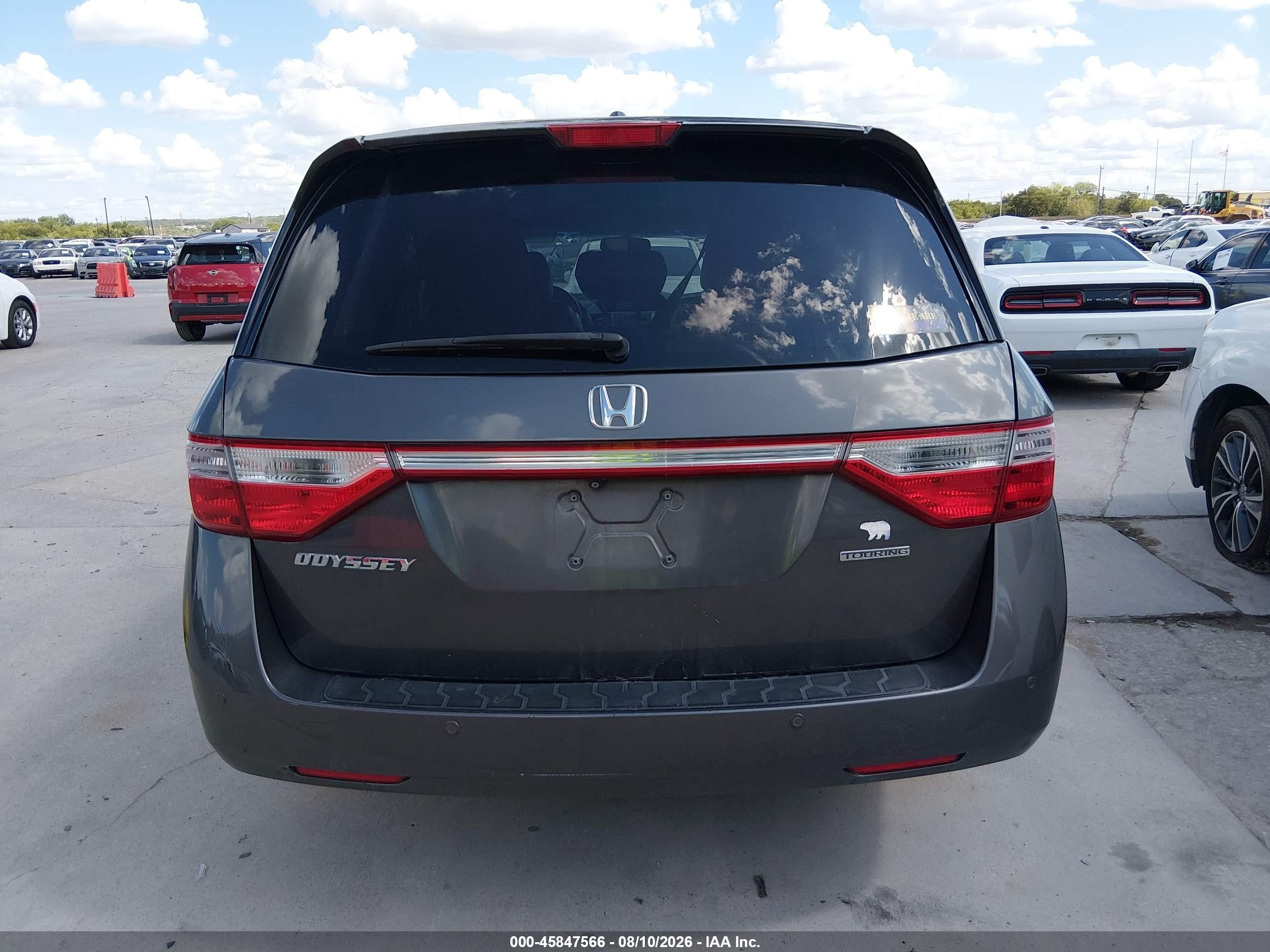 2013 Honda Odyssey Touring/touring Elite Brown vin: 5FNRL5H91DB003544
