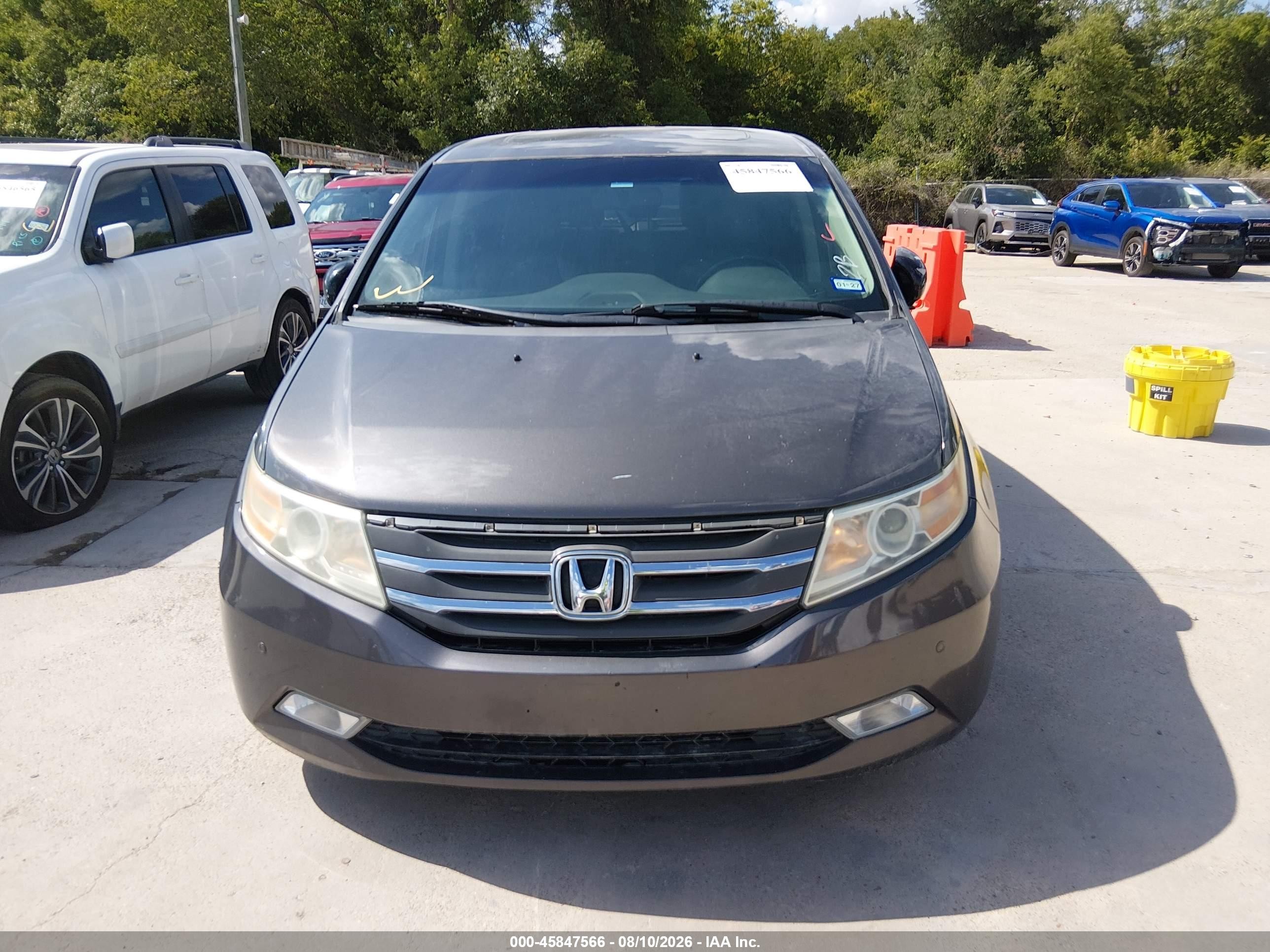 2013 Honda Odyssey Touring/touring Elite Brown vin: 5FNRL5H91DB003544