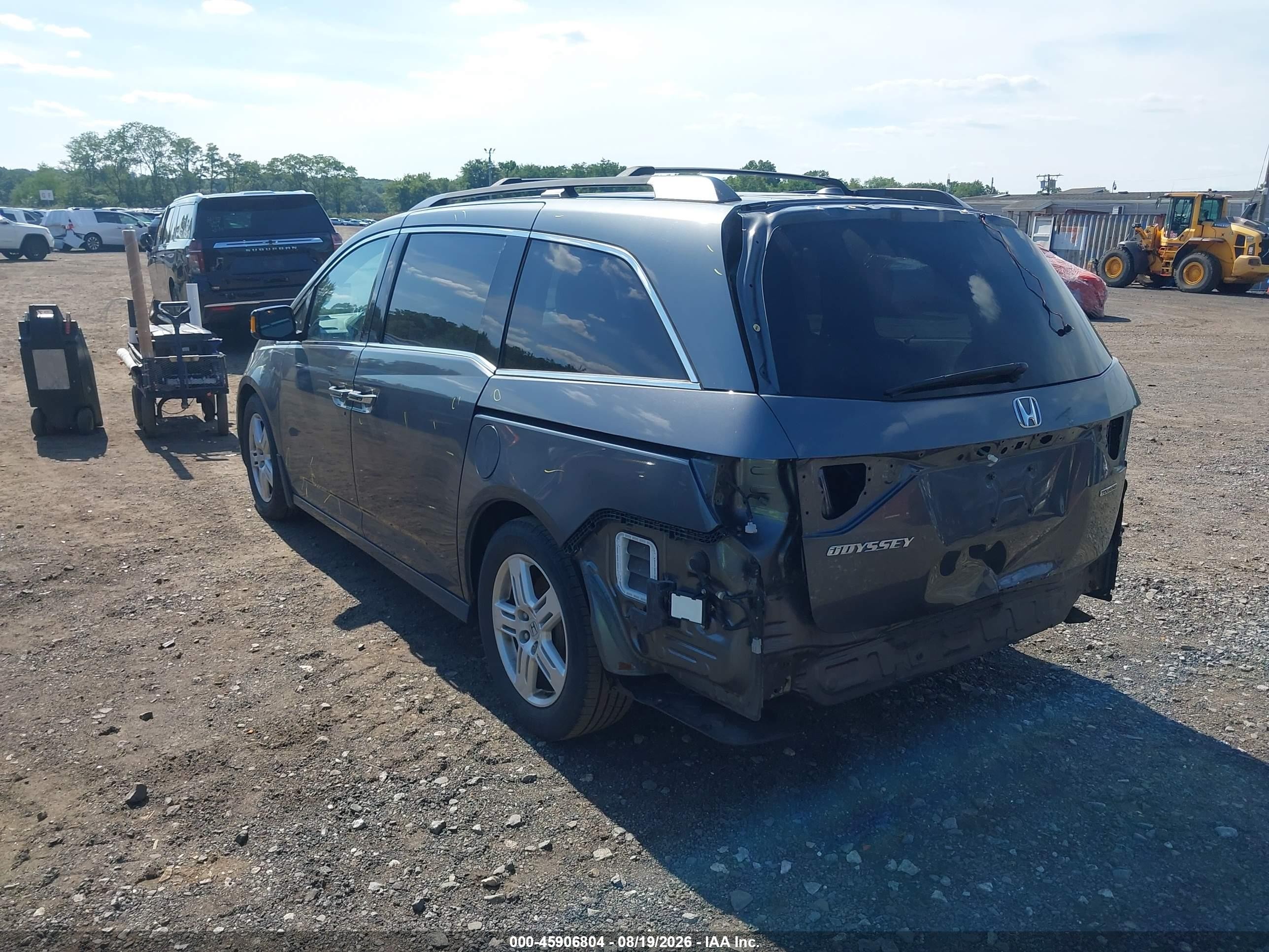 2013 Honda Odyssey Touring/touring Elite Серый vin: 5FNRL5H91DB069480