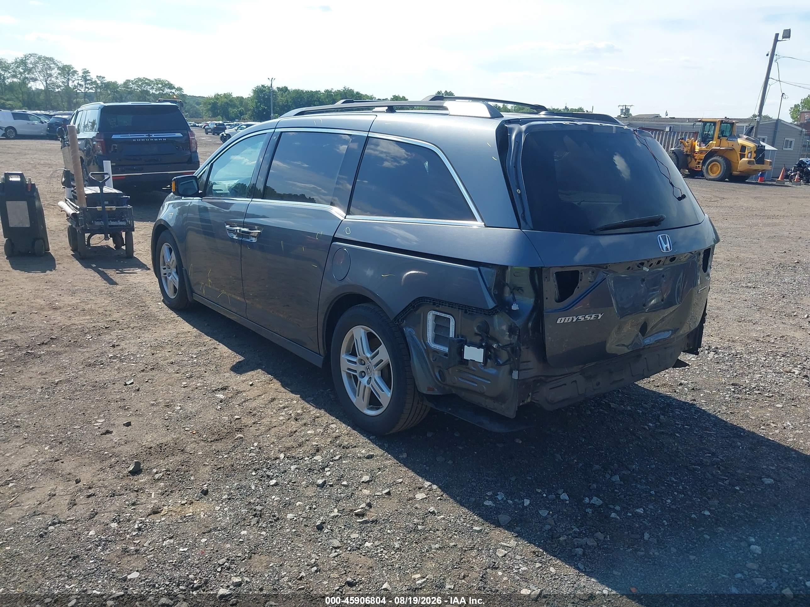 2013 Honda Odyssey Touring/touring Elite Серый vin: 5FNRL5H91DB069480