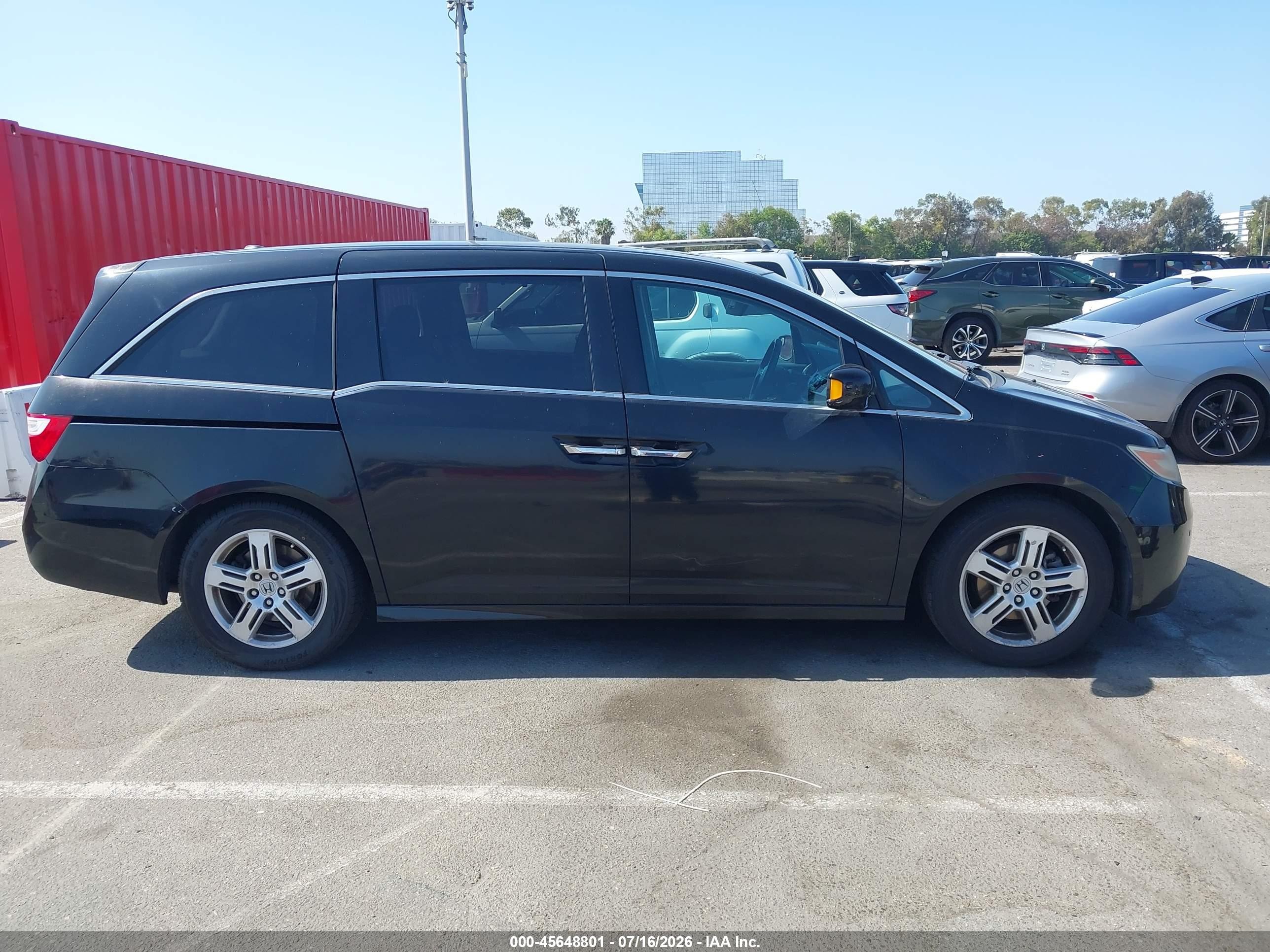 2013 Honda Odyssey Touring/touring Elite Black vin: 5FNRL5H91DB085565