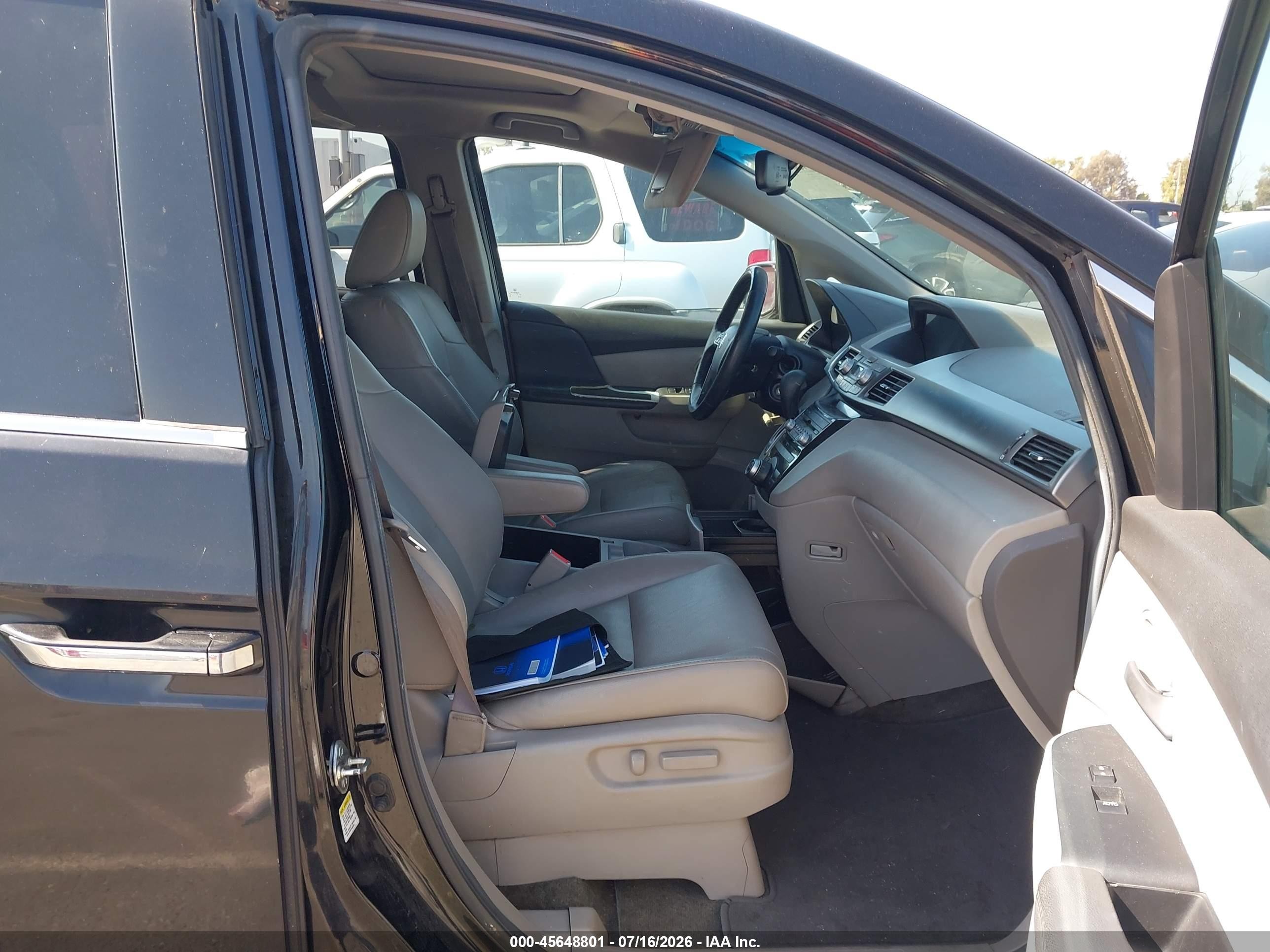 2013 Honda Odyssey Touring/touring Elite Black vin: 5FNRL5H91DB085565