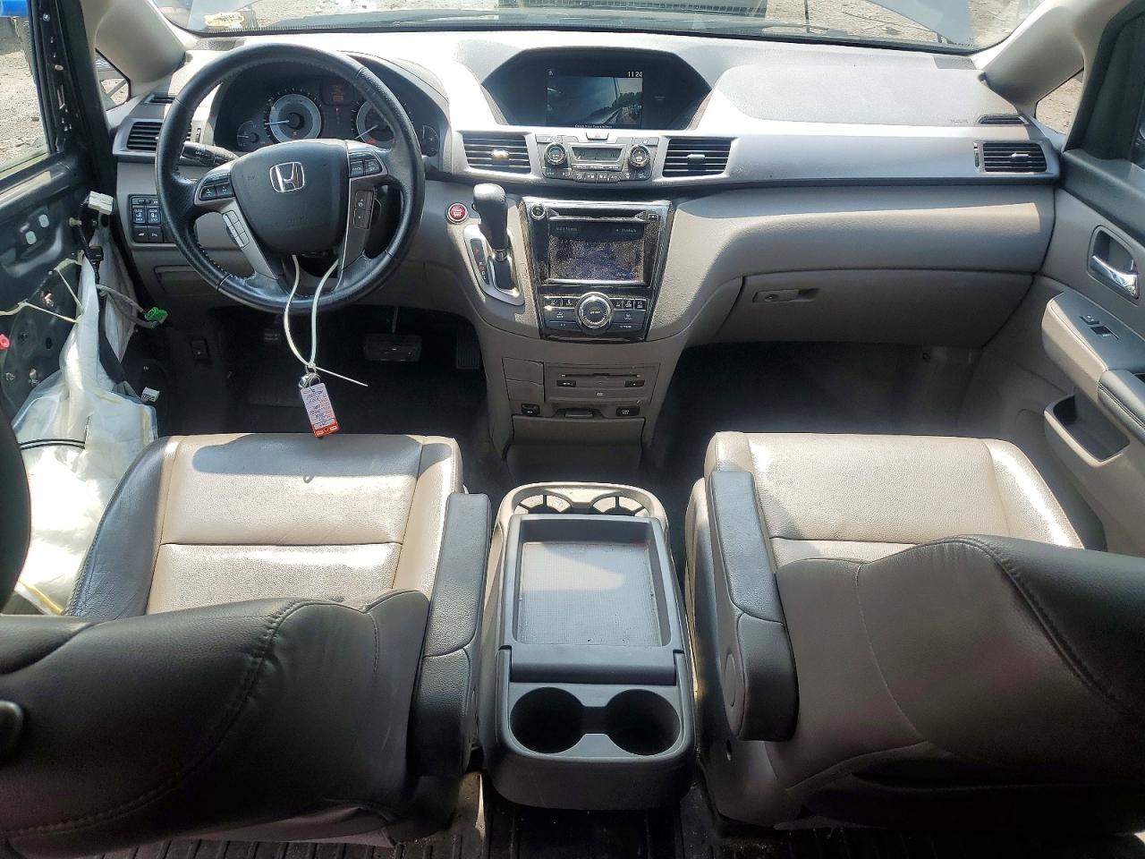 2014 Honda Odyssey Touring Gray vin: 5FNRL5H91EB031507
