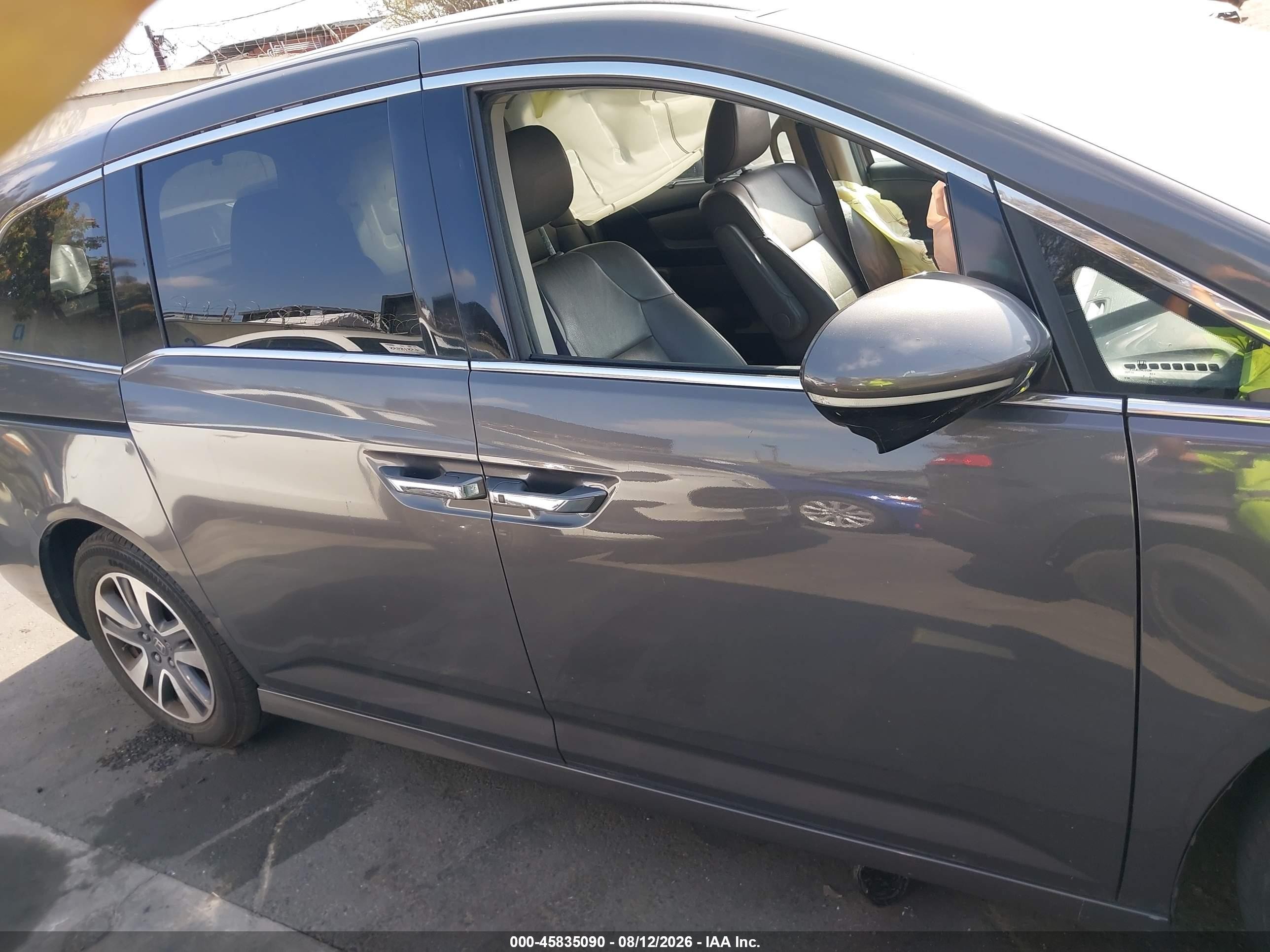 2014 Honda Odyssey Touring/touring Elite Blue vin: 5FNRL5H91EB047951