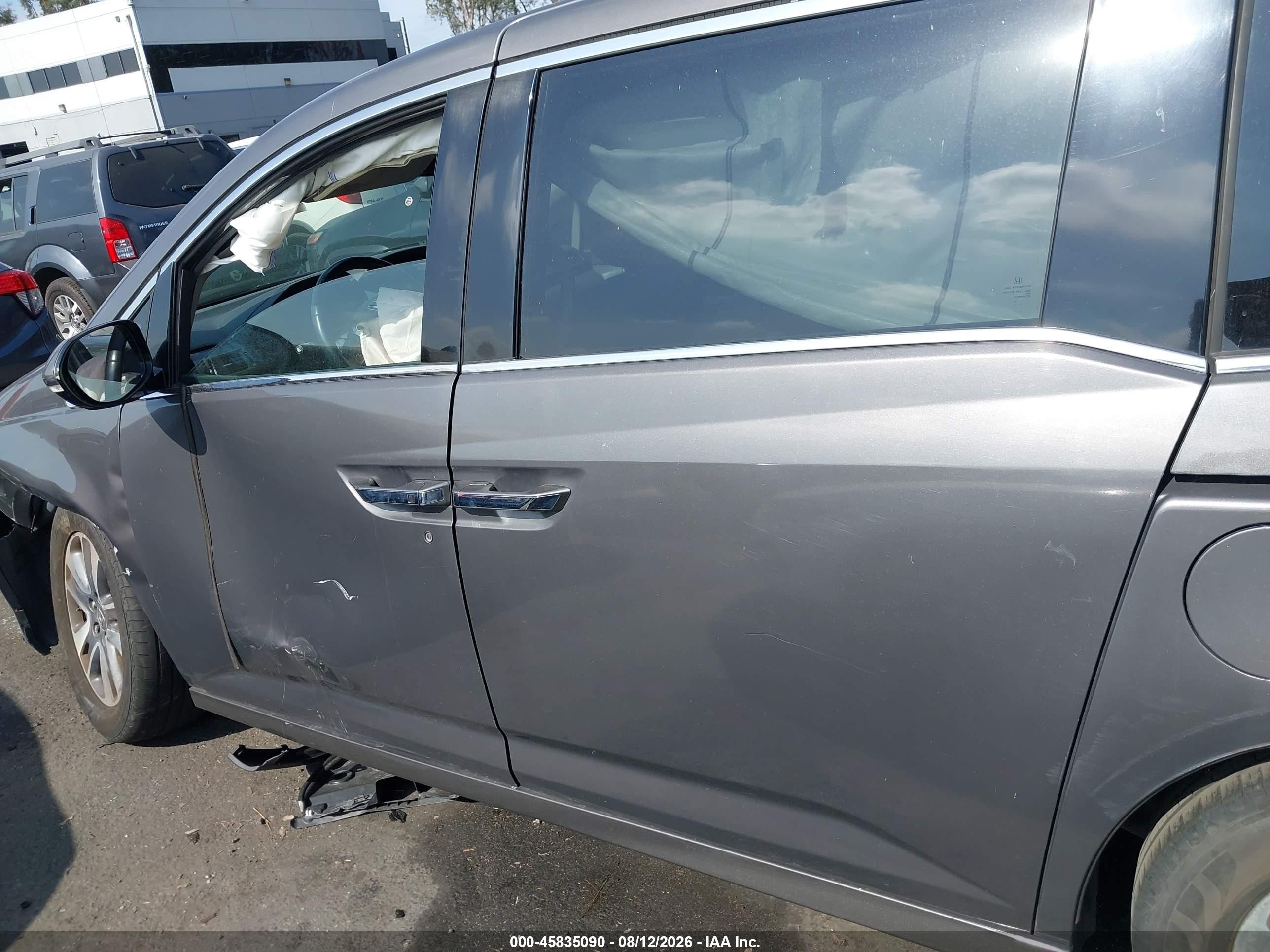 2014 Honda Odyssey Touring/touring Elite Blue vin: 5FNRL5H91EB047951