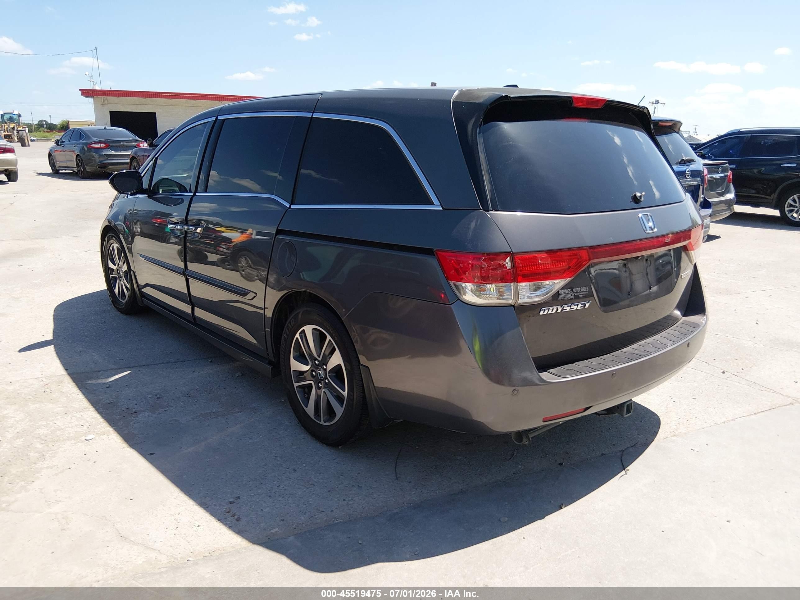 2014 Honda Odyssey Touring/touring Elite Brown vin: 5FNRL5H91EB052499