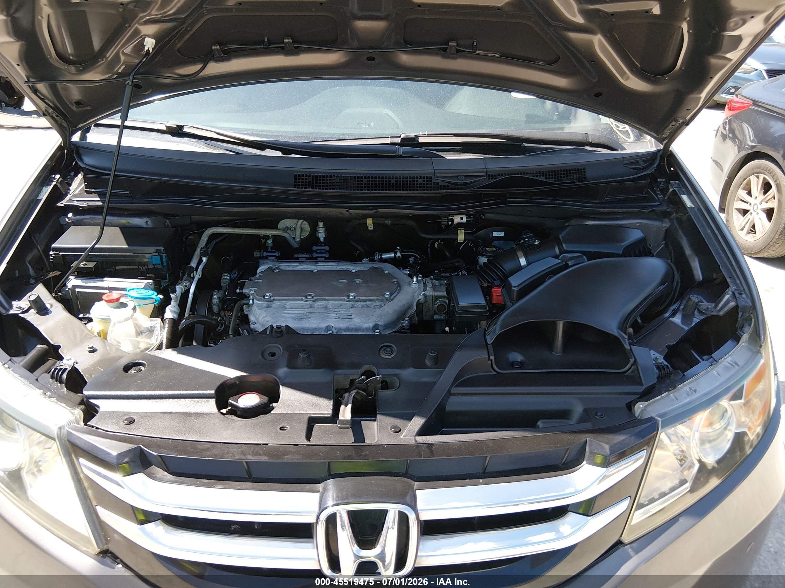 2014 Honda Odyssey Touring/touring Elite Brown vin: 5FNRL5H91EB052499
