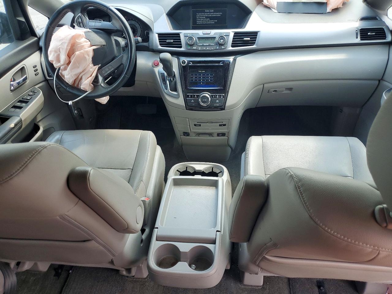 2014 Honda Odyssey Touring Blue vin: 5FNRL5H91EB095014