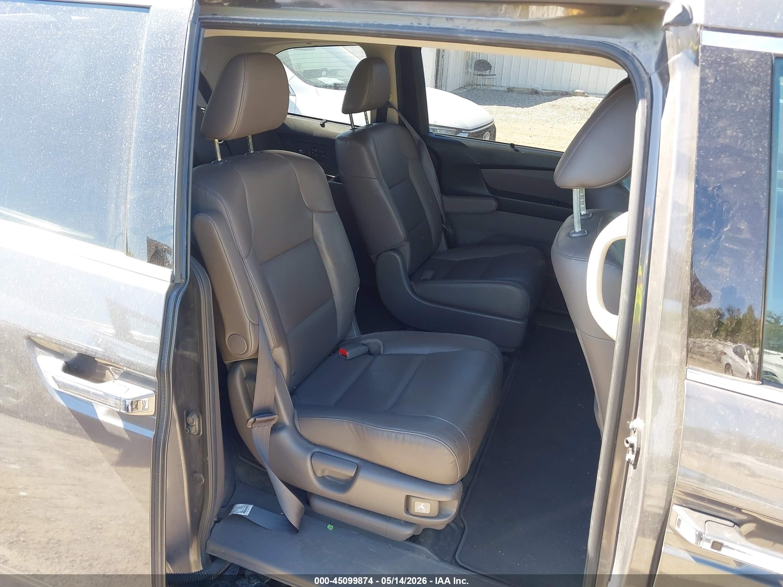 2014 Honda Odyssey Touring/touring Elite Gray vin: 5FNRL5H91EB112605