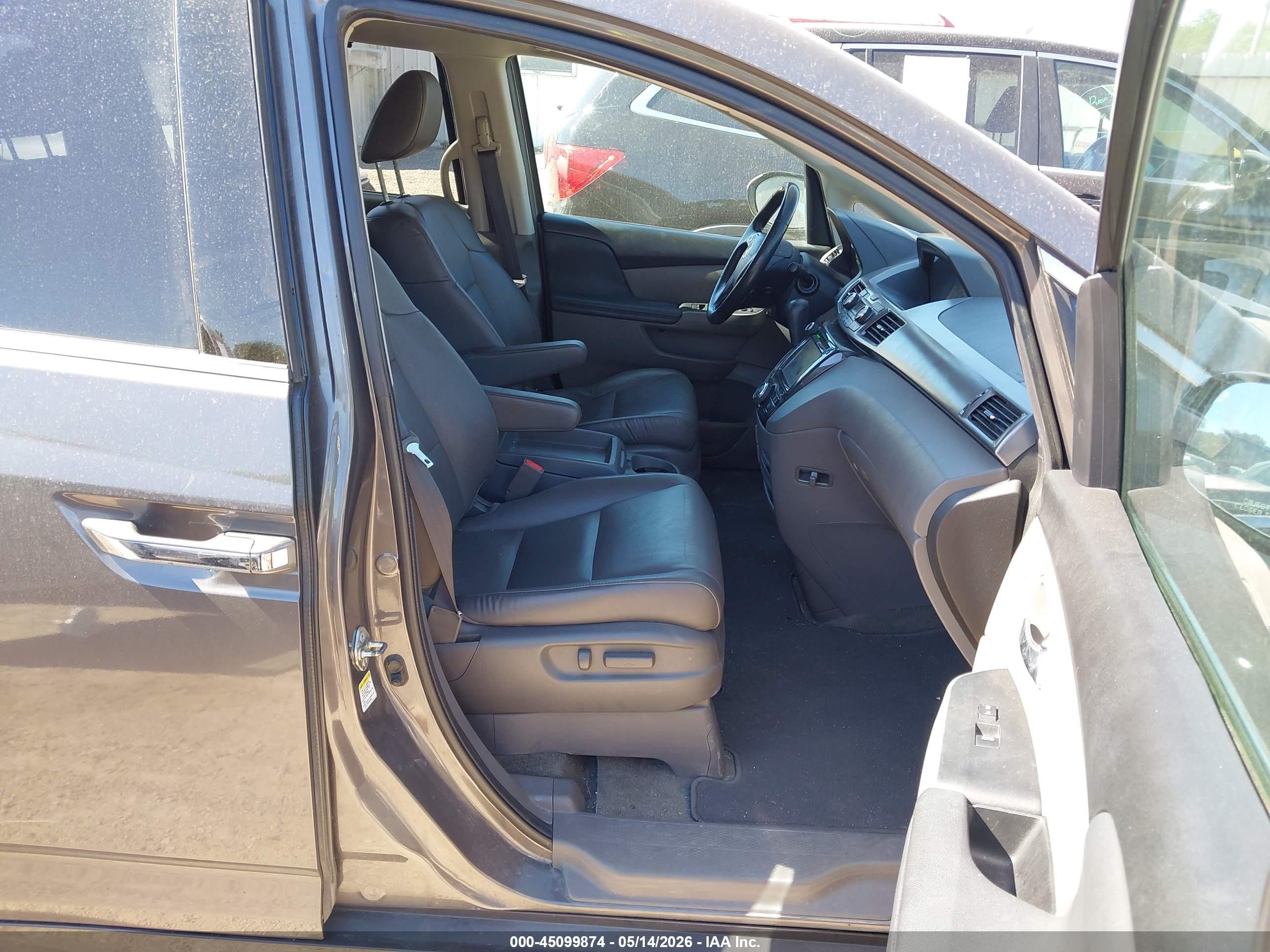 2014 Honda Odyssey Touring/touring Elite Gray vin: 5FNRL5H91EB112605