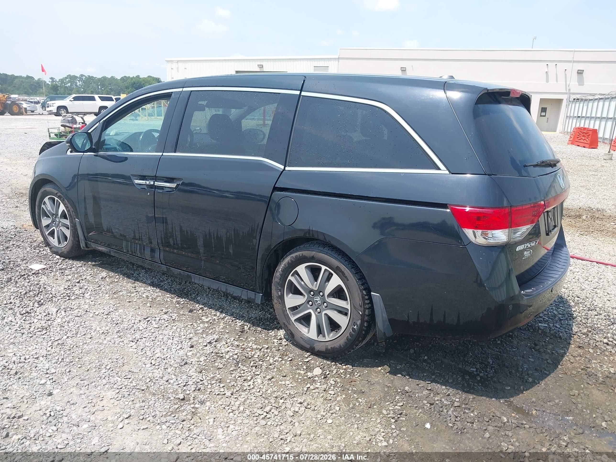 2015 Honda Odyssey Touring/touring Elite Black vin: 5FNRL5H91FB017429