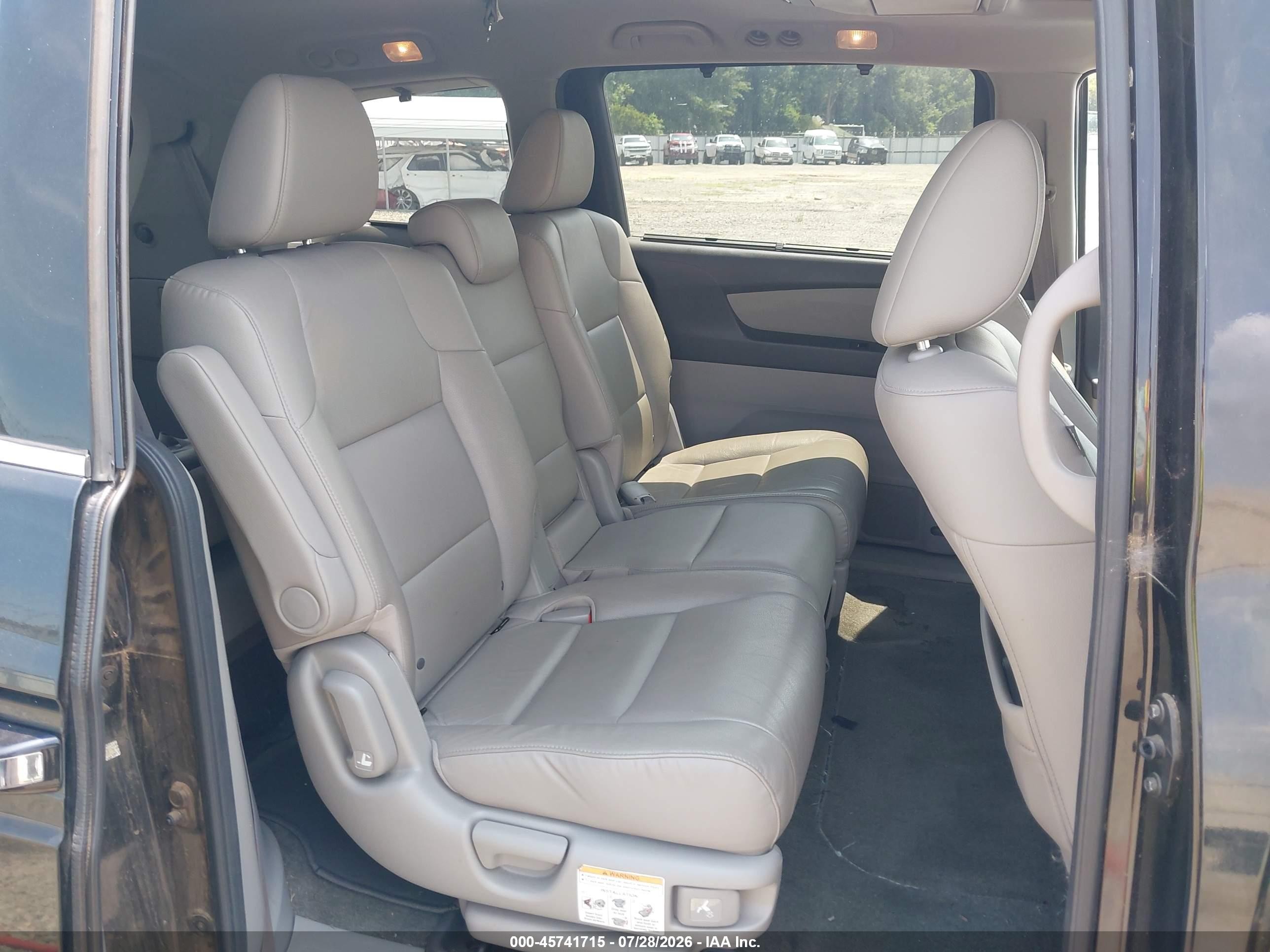 2015 Honda Odyssey Touring/touring Elite Black vin: 5FNRL5H91FB017429