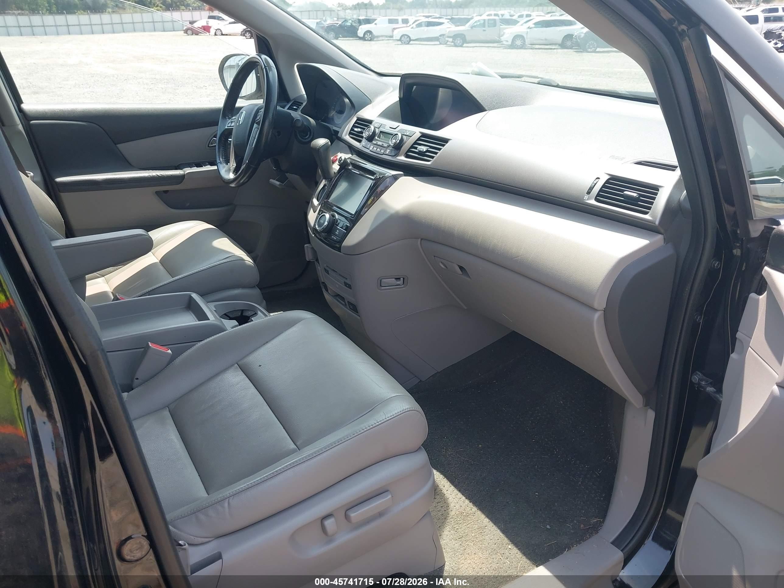 2015 Honda Odyssey Touring/touring Elite Black vin: 5FNRL5H91FB017429