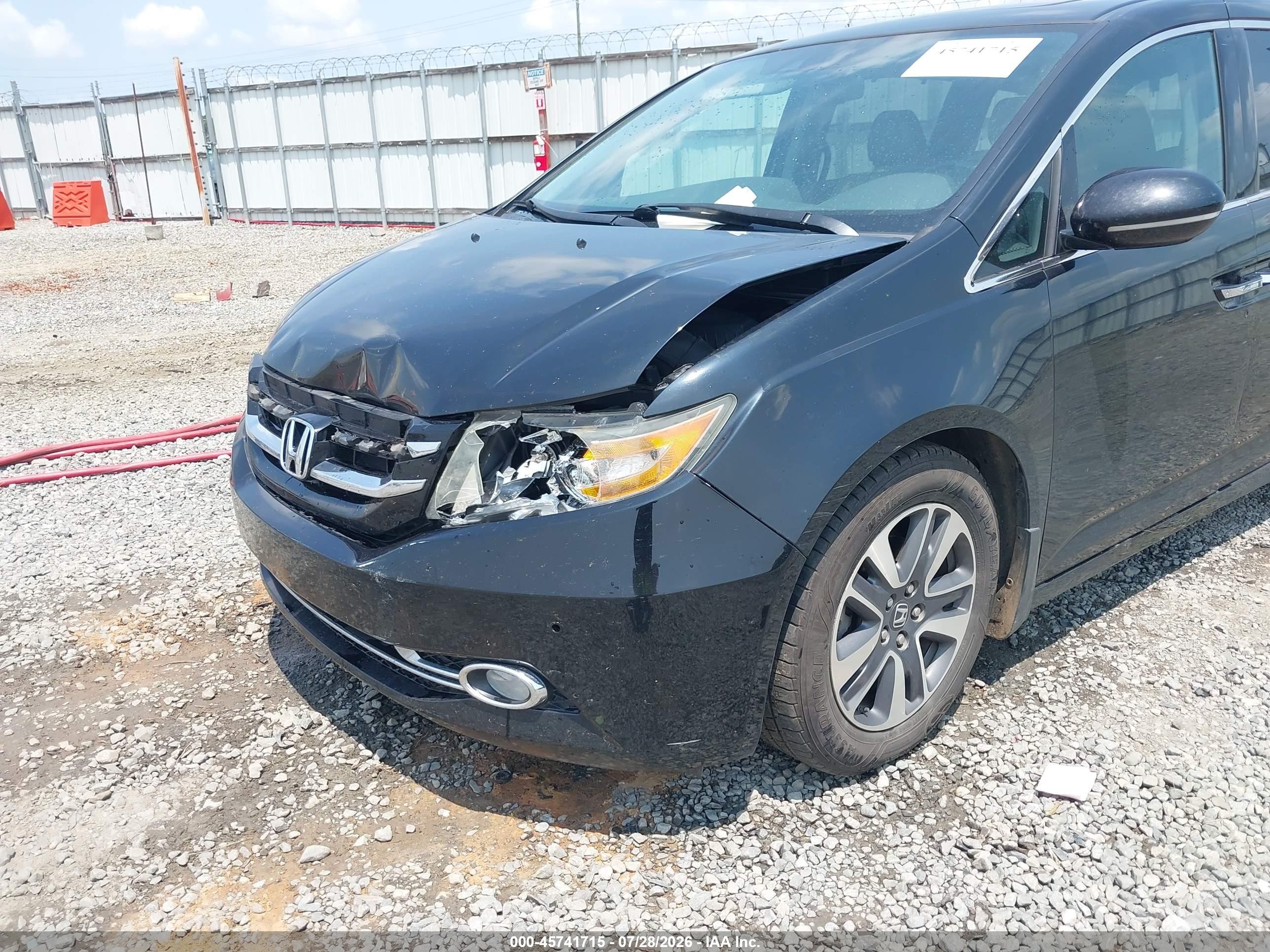 2015 Honda Odyssey Touring/touring Elite Black vin: 5FNRL5H91FB017429