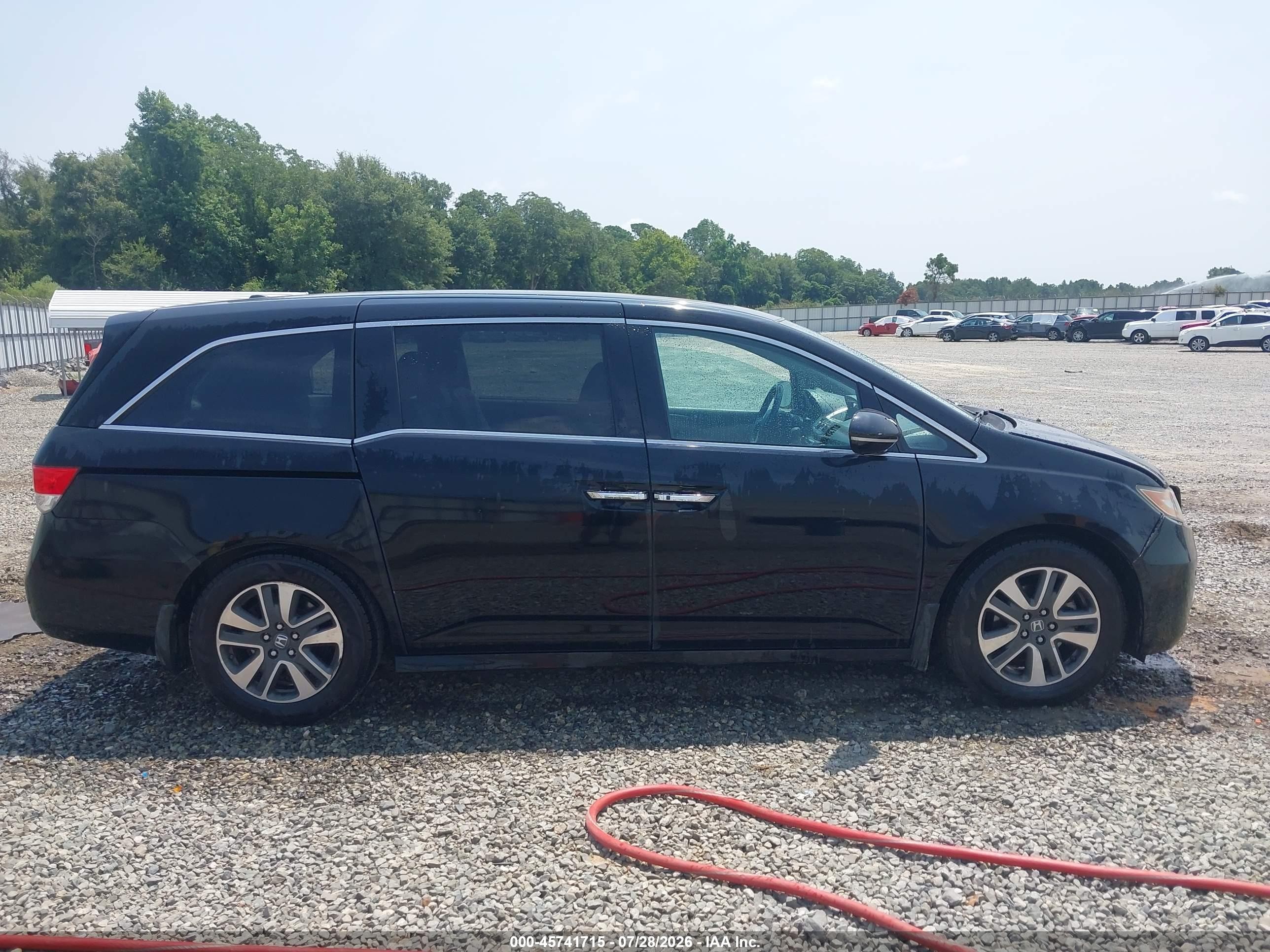 2015 Honda Odyssey Touring/touring Elite Black vin: 5FNRL5H91FB017429