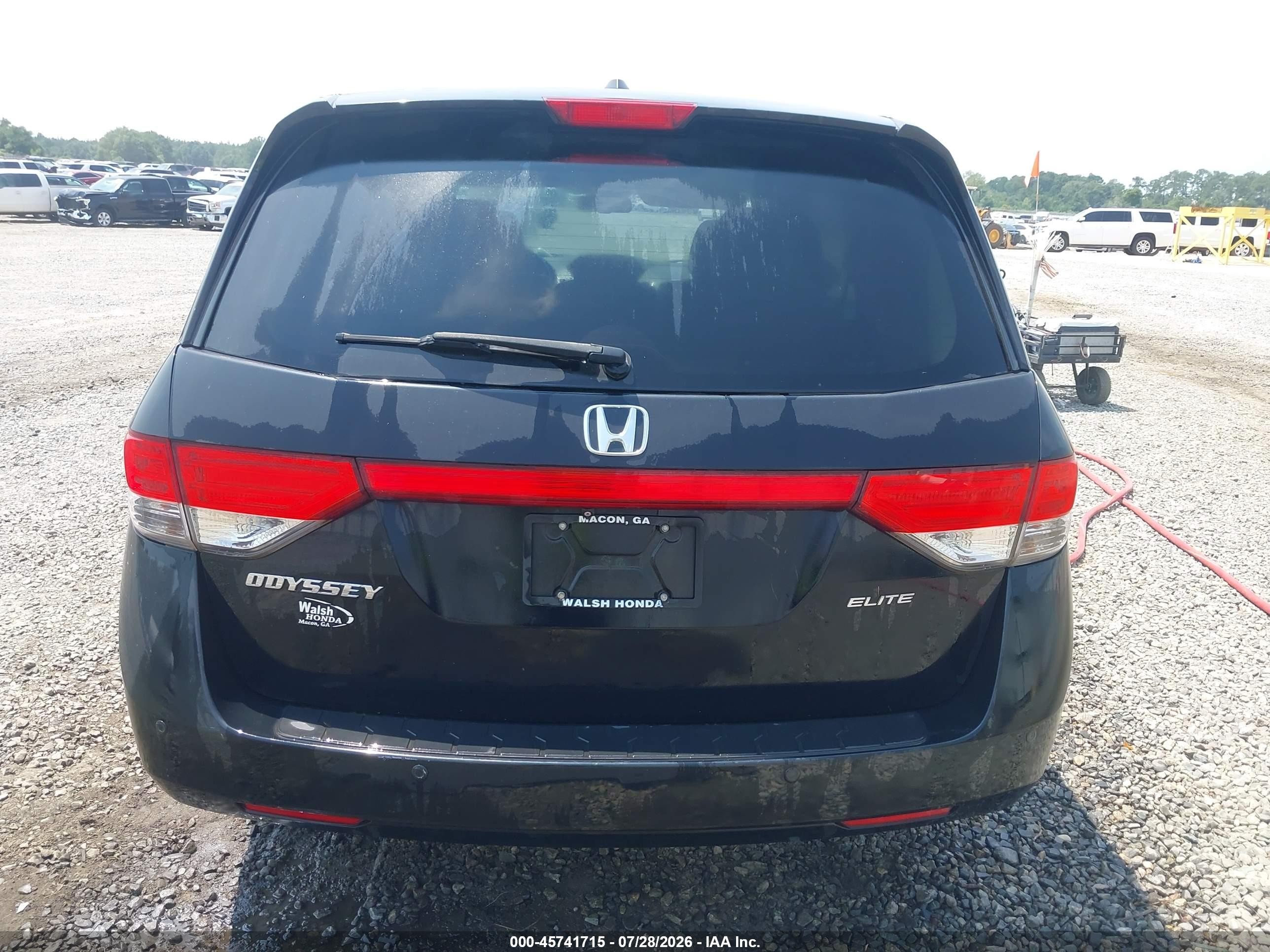 2015 Honda Odyssey Touring/touring Elite Black vin: 5FNRL5H91FB017429