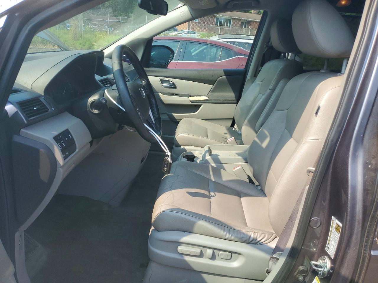 2015 Honda Odyssey Touring Gray vin: 5FNRL5H91FB039687