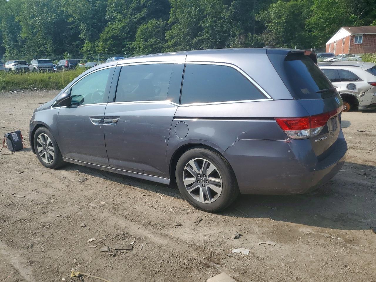 2015 Honda Odyssey Touring Gray vin: 5FNRL5H91FB039687