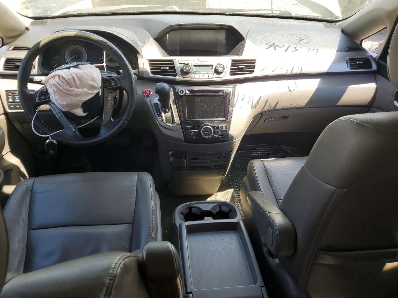 2015 Honda Odyssey Touring Gray vin: 5FNRL5H91FB062497