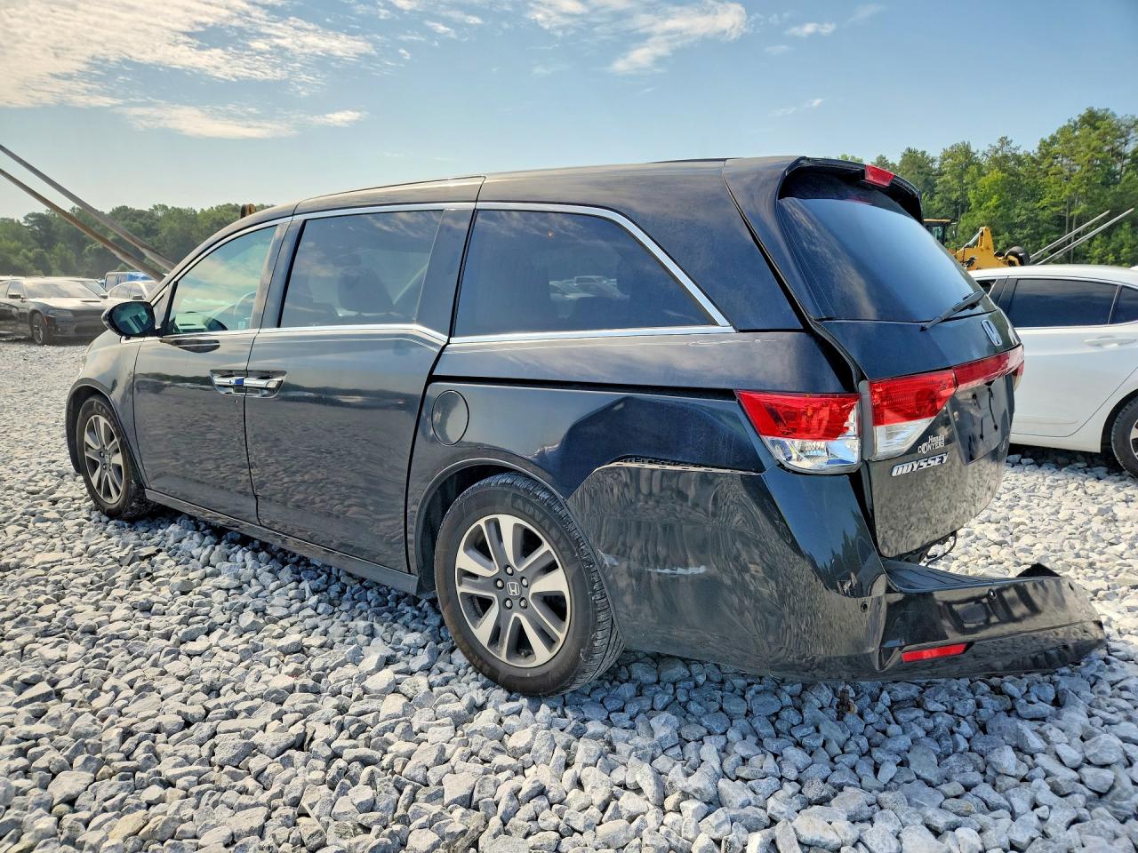 2015 Honda Odyssey Touring Black vin: 5FNRL5H91FB072852