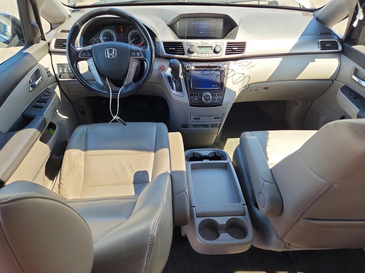 2015 Honda Odyssey Touring Gray vin: 5FNRL5H91FB078814