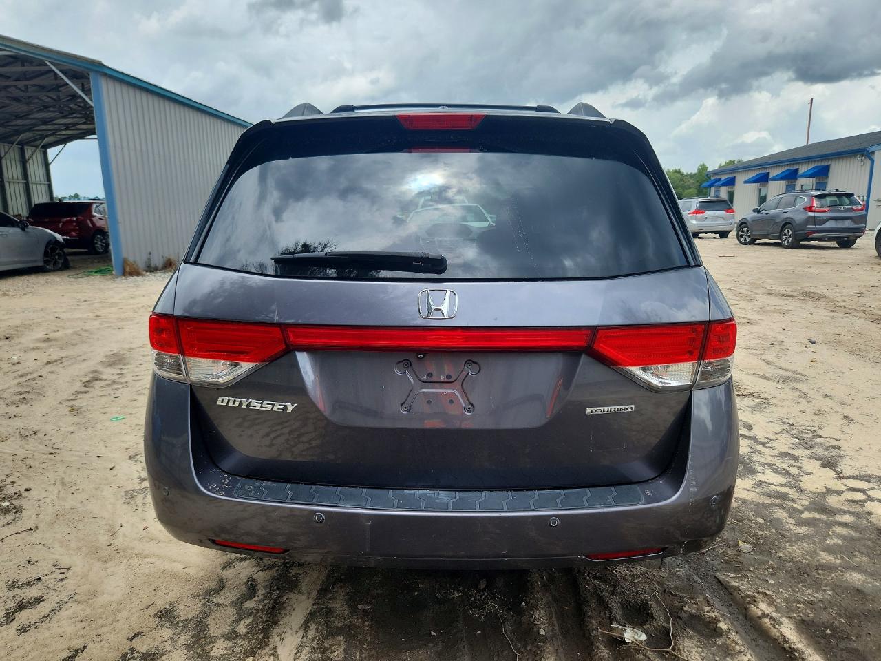 2015 Honda Odyssey Touring Gray vin: 5FNRL5H91FB085410