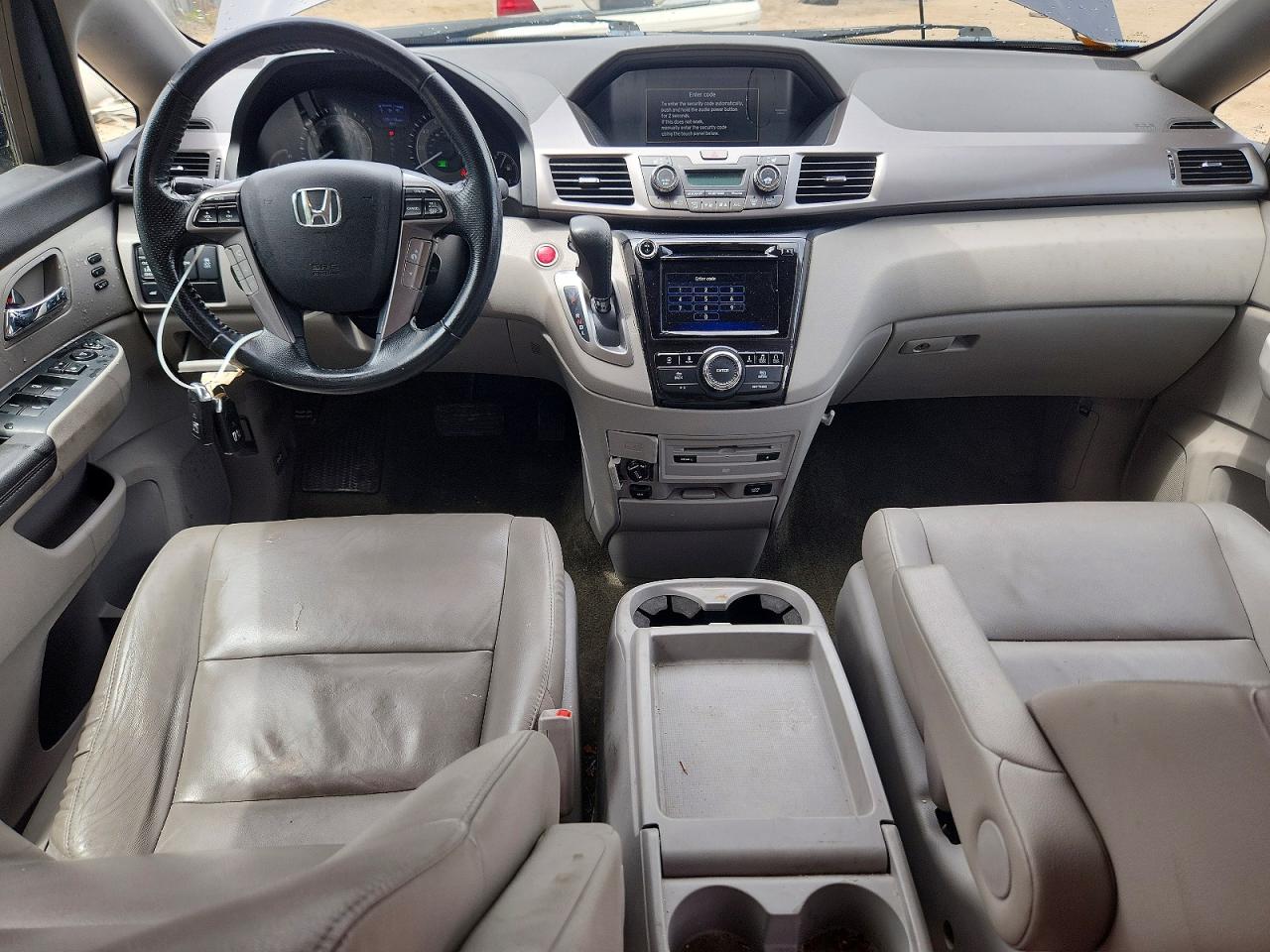 2015 Honda Odyssey Touring Gray vin: 5FNRL5H91FB085410
