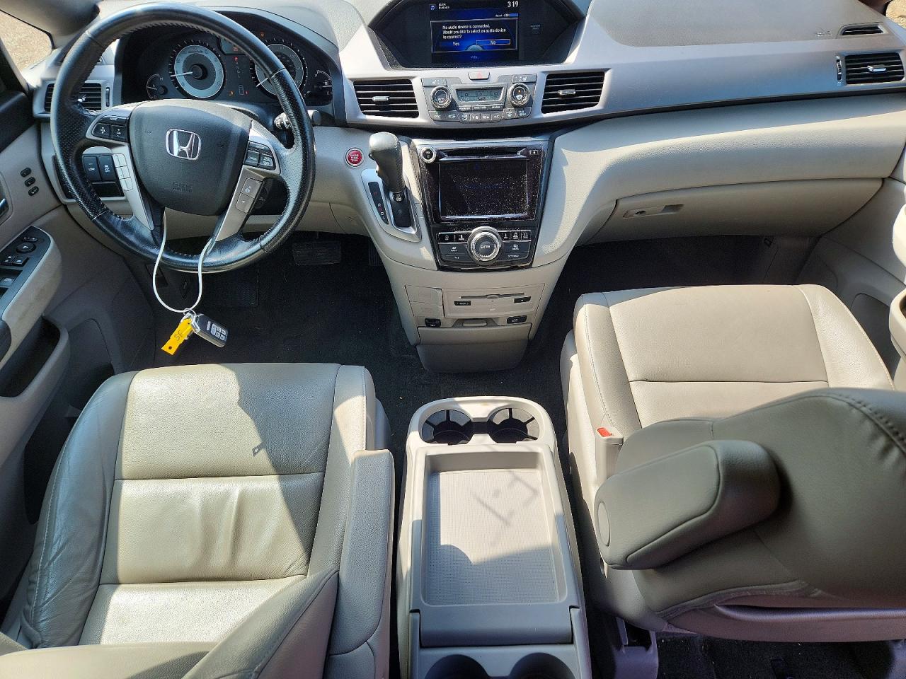 2015 Honda Odyssey Touring Серый vin: 5FNRL5H91FB117031
