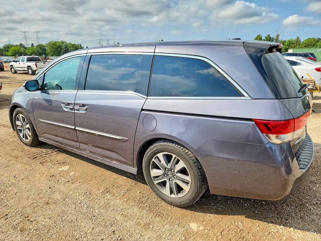 2015 Honda Odyssey Touring Серый vin: 5FNRL5H91FB117031